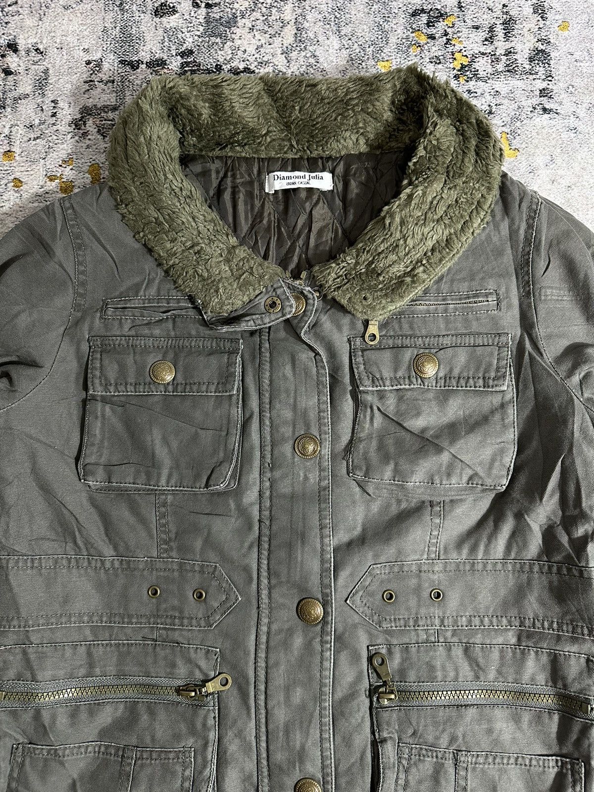 Beauty Beast FLIGHT JACKET STUDDED MULTI POCKET FUR OUR LEGACY STYLE Size US L / EU 52-54 / 3 - 2 Thumbnail