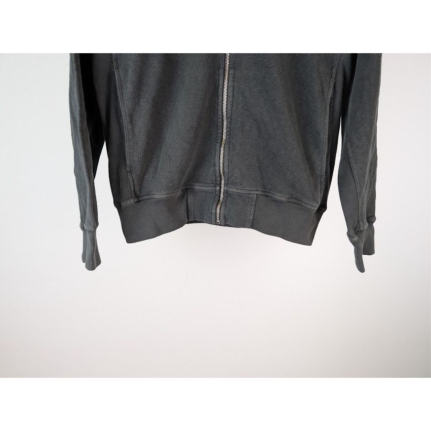 Stone Island o1rshd1 Malfile Cotton Fleece Zip Up Hoodie in Dark Grey Size US S / EU 44-46 / 1 - 4 Thumbnail