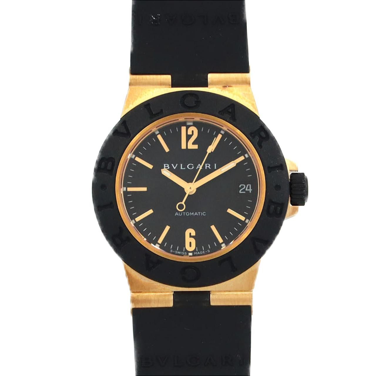 Bvlgari Bvlgari Bvlgari Diagono Yellow Gold Automatic Precious Metal Automatic AL32G DUTY FREE for USA Size ONE SIZE - 1 Thumbnail
