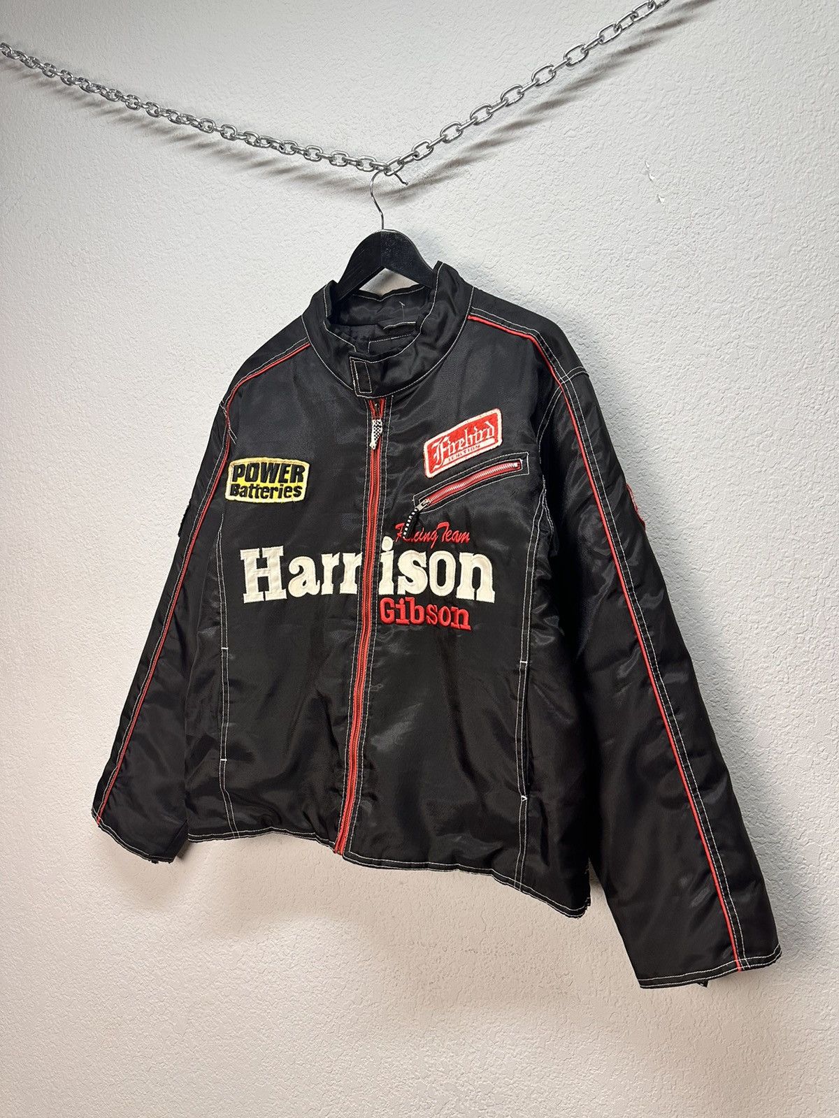 NASCAR Vintage Racing Jacket Harrison F1 Nascar Marlboro Y2k Rare Size US XXL / EU 58 / 5 - 4 Thumbnail