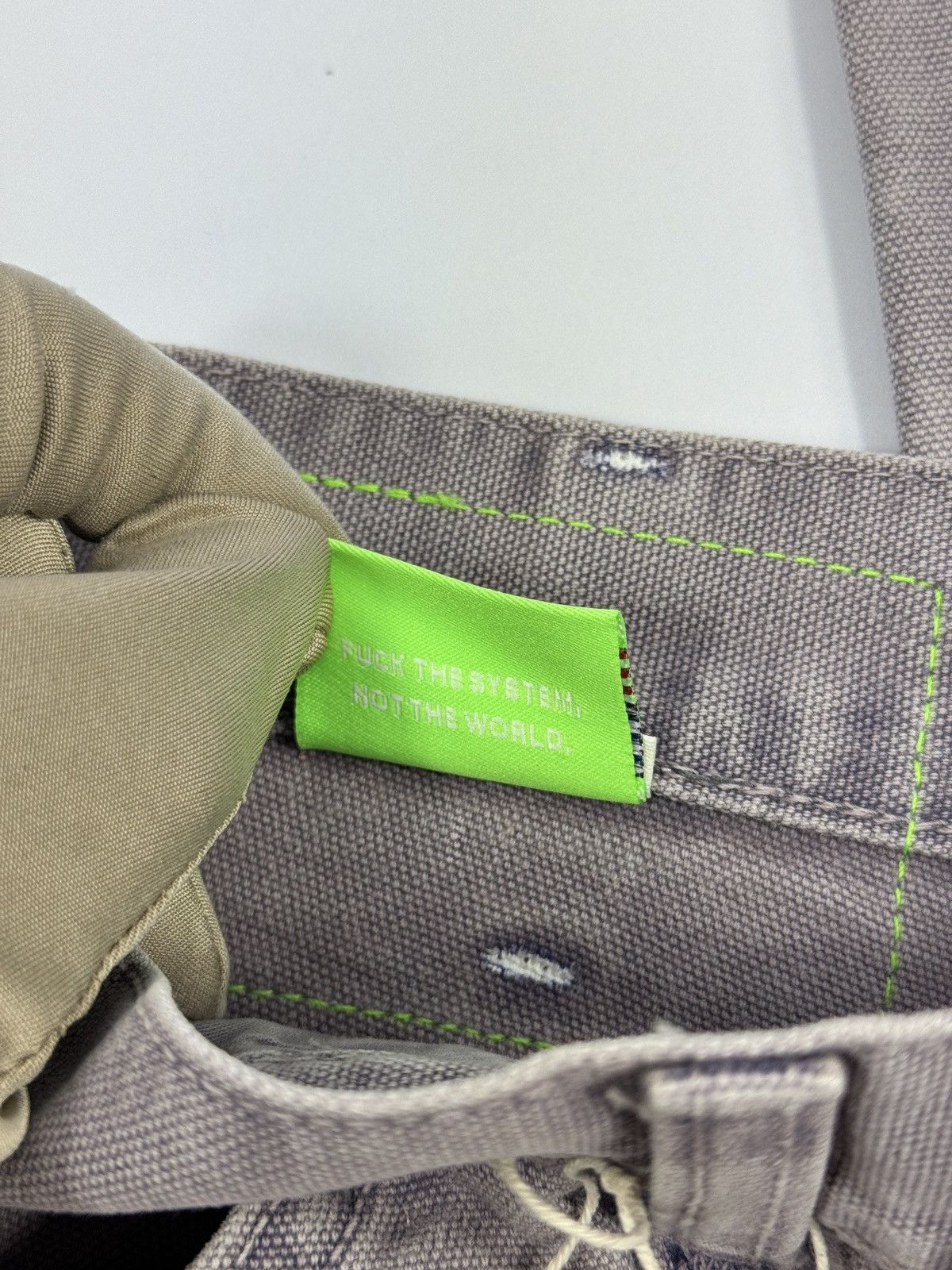 Better With Age GENTLEMENS PATCH WORK CARHARTT CARPENTER TROUSERS Size US 34 / EU 50 - 9 Thumbnail