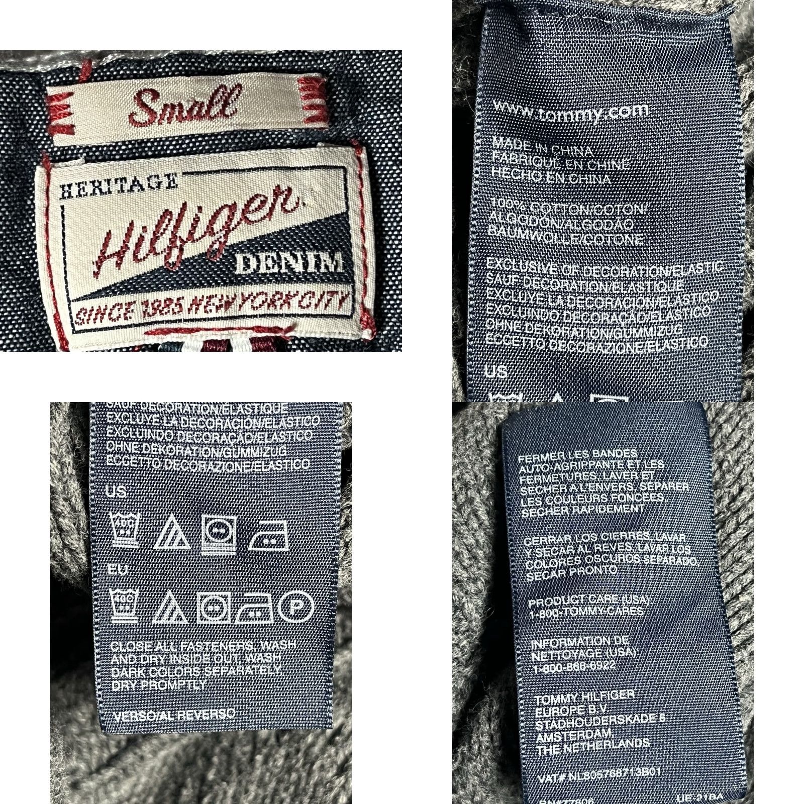 Tommy Hilfiger VINTAGE Tommy Hilfiger Gray Hooded Knit Button Sweater Women's Size S Cardigan, Knit, Button, Hooded, Gray, Women, Size Small Size S / US 4 / IT 40 - 8 Thumbnail