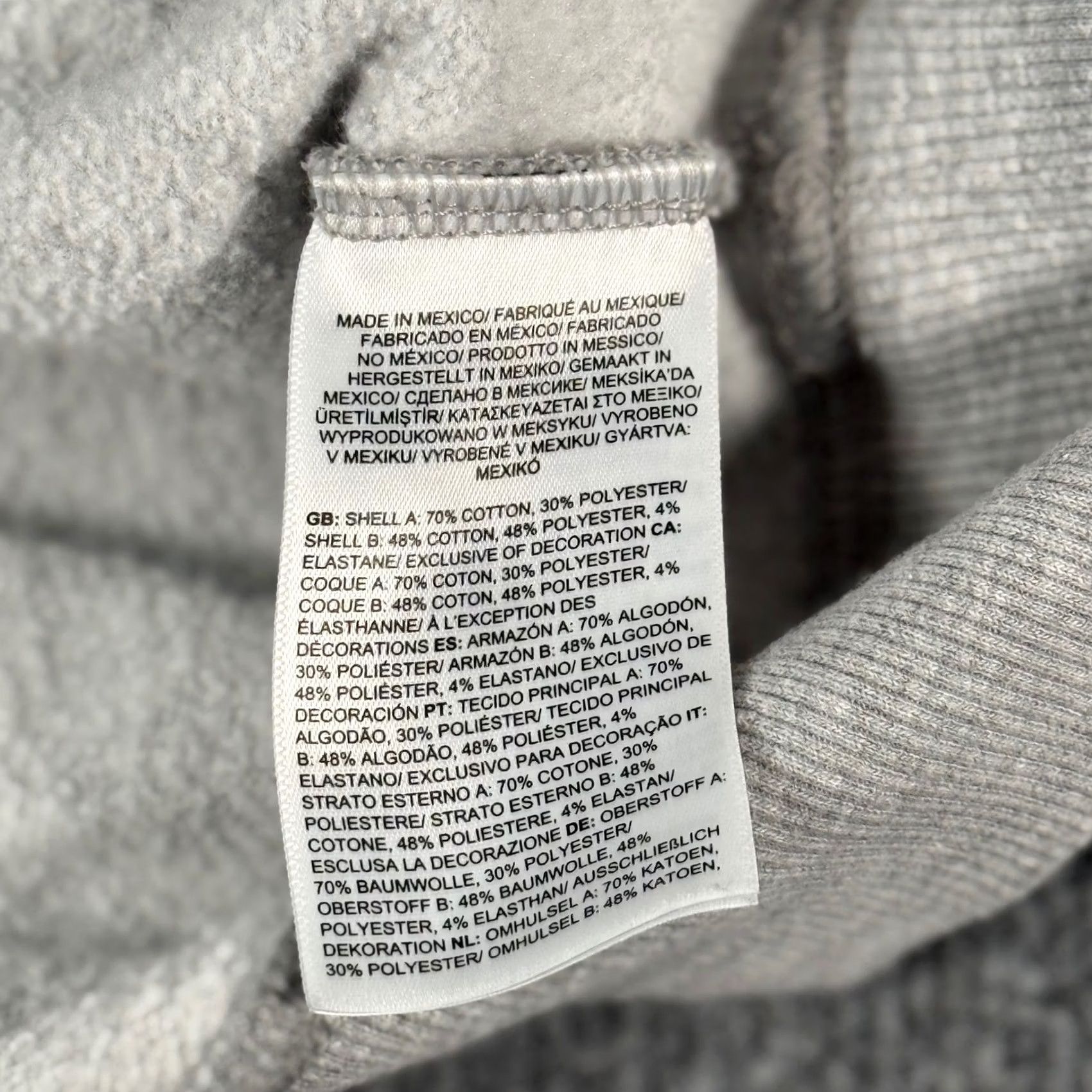 The North Face The North Face Hoodie Gray Pullover Womens L Raglan Sleeve Outdoor Travel Graphic Logo Pocket Size L / US 10 / IT 46 - 3 Thumbnail