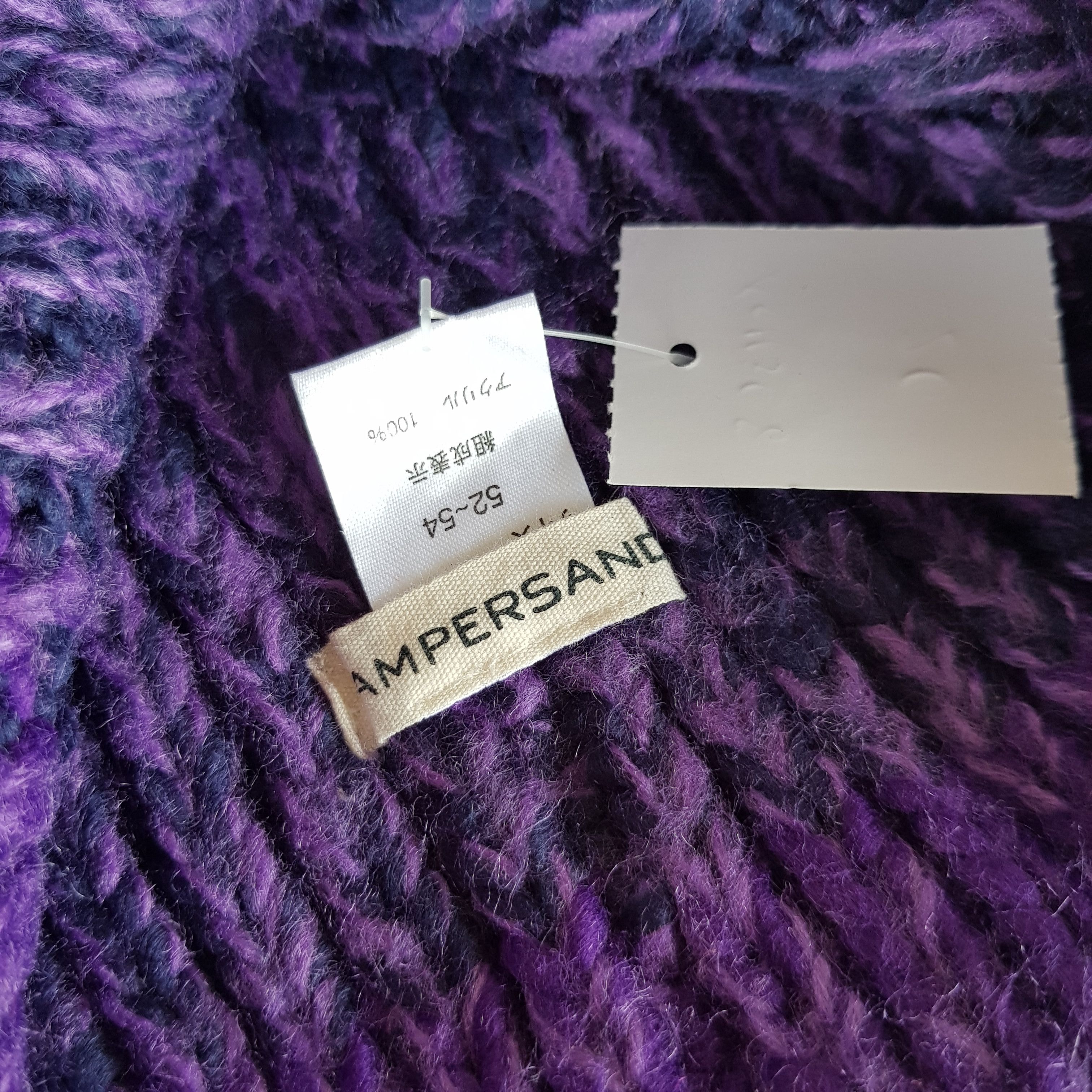 Japanese Brand Vintage Ampersand Beanie Y2K Pom Pom Knit Snow Caps Hats Size ONE SIZE - 6 Thumbnail