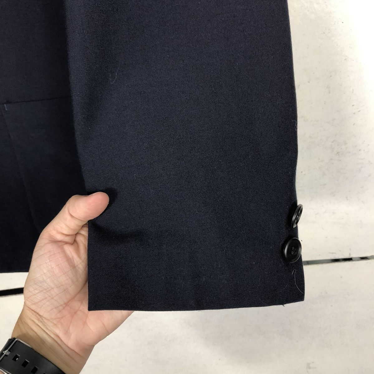 Yohji Yamamoto 🔥VINTAGE COATS JACKET YOHJI YAMAMOTO RAILWAY DOUBLE BREAST Size US M / EU 48-50 / 2 - 17 Thumbnail