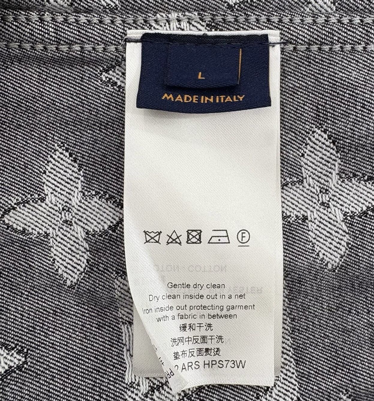 Louis Vuitton Louis Vuitton L Black Monogram Short Sleeves Denim Shirt Size US L / EU 52-54 / 3 - 6 Thumbnail