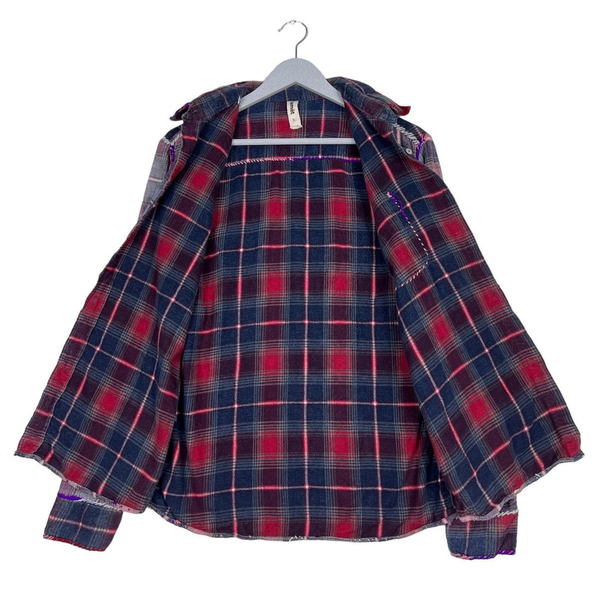 Japanese Brand 🔥 SAMET CHECK PLAID SHIRTS Size US M / EU 48-50 / 2 - 12 Thumbnail