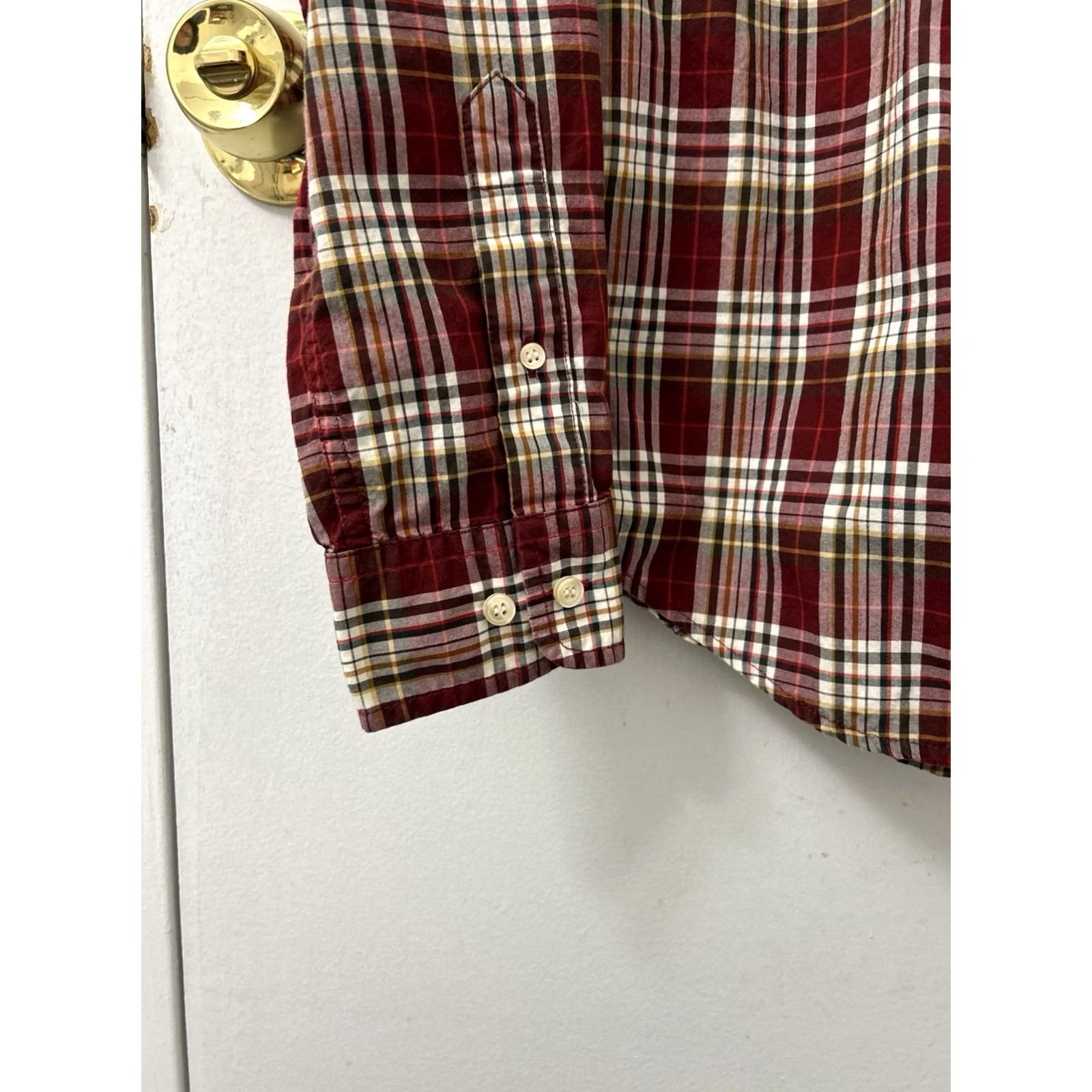 Vintage LL Bean Signature Shirt Mens Sz S Red Oxford Plaid Button Down L/S 281173 Size US S / EU 44-46 / 1 - 6 Thumbnail