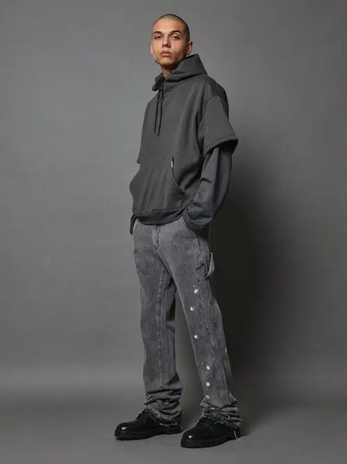 Japanese Brand Paint Splash Flare Fit Jean Size US 32 / EU 48 - 2 Thumbnail