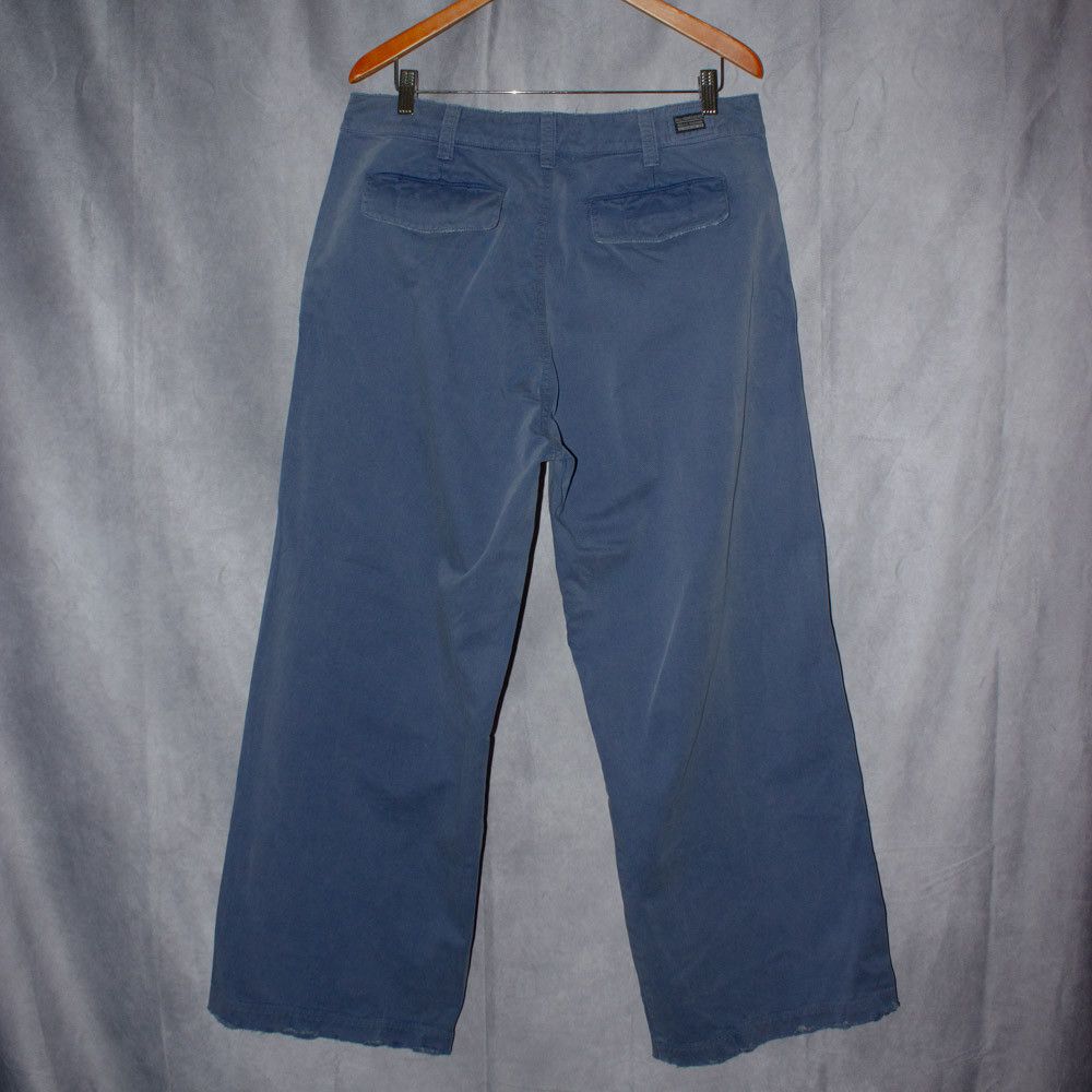 ERL ERL Blue Cotton Twill Chino Pants Size US 36 / EU 52 - 2 Thumbnail