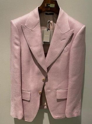 Tom Ford o1w1db10125 JHAP03 Atticus Jacket in Pink Size US L / EU 52-54 / 3 - 1 Thumbnail