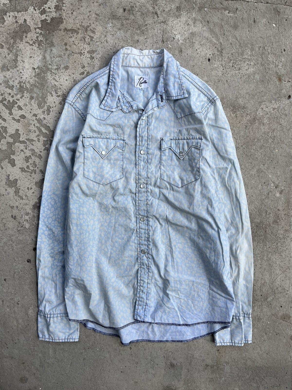 Needles × Nepenthes Needles Japan American Floral Western Down Up Leopard Shirt Size US M / EU 48-50 / 2 - 1 Thumbnail