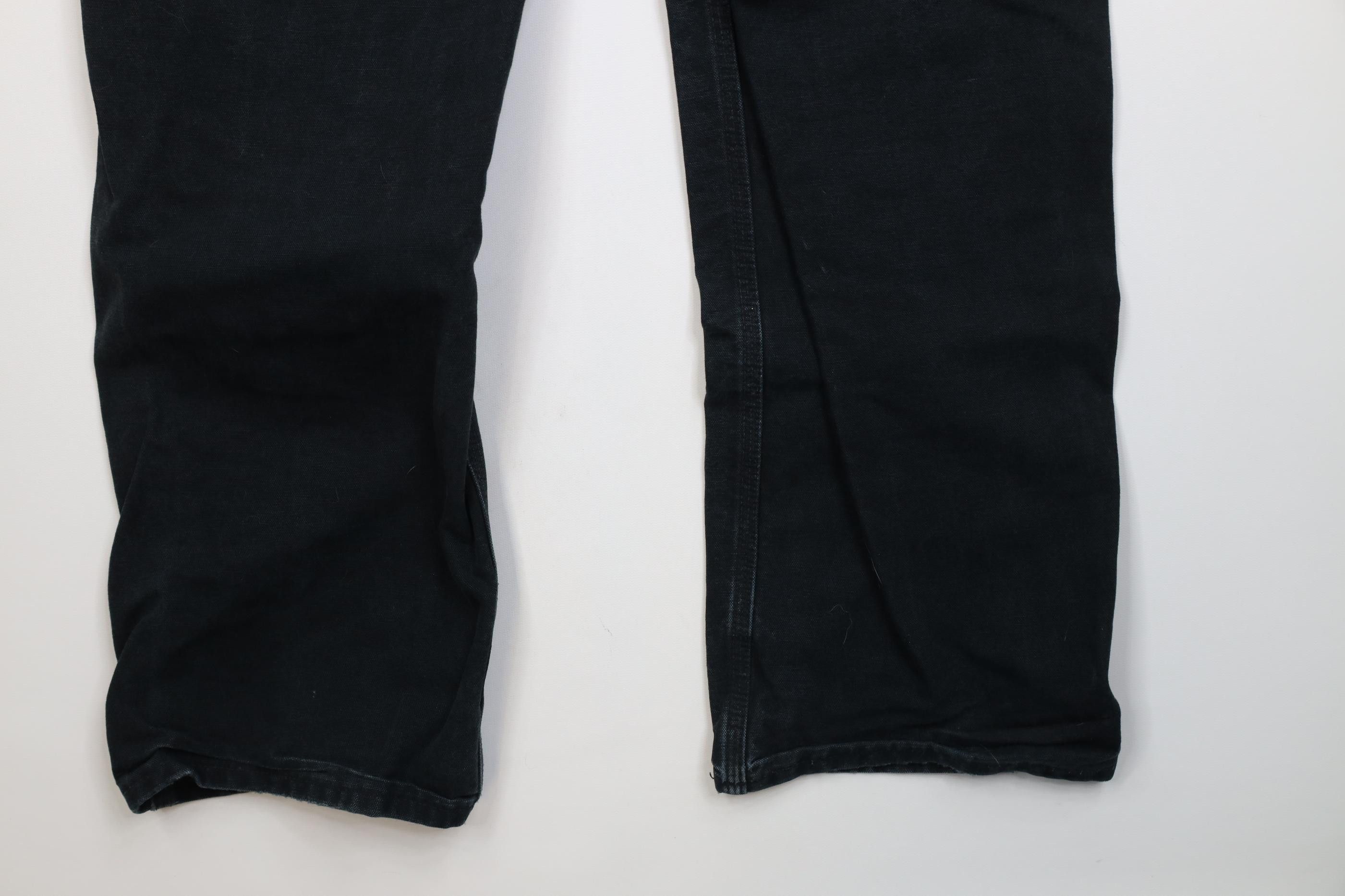 Carhartt Vintage Y2K Carhartt Double Knee Wide Leg Pants Black USA Size US 34 / EU 50 - 16 Thumbnail