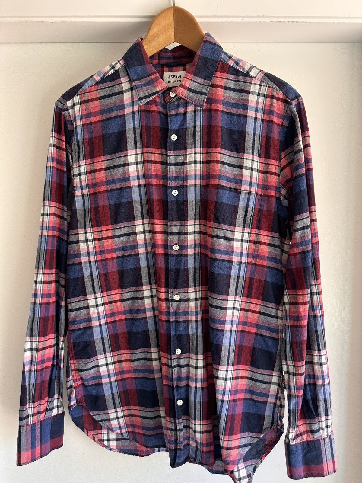 Aspesi Vintage Check Shirt Size US M / EU 48-50 / 2 - 1 Thumbnail
