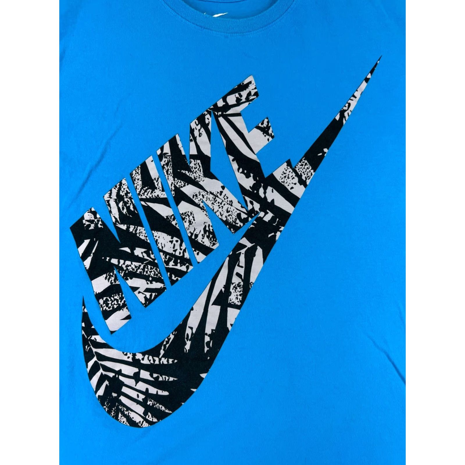 Nike Nike Shirt Mens 2XL Blue Logo Swoosh Palm Leaf Short Sleeve Crew Neck T-Shirt Size US XXL / EU 58 / 5 - 3 Thumbnail