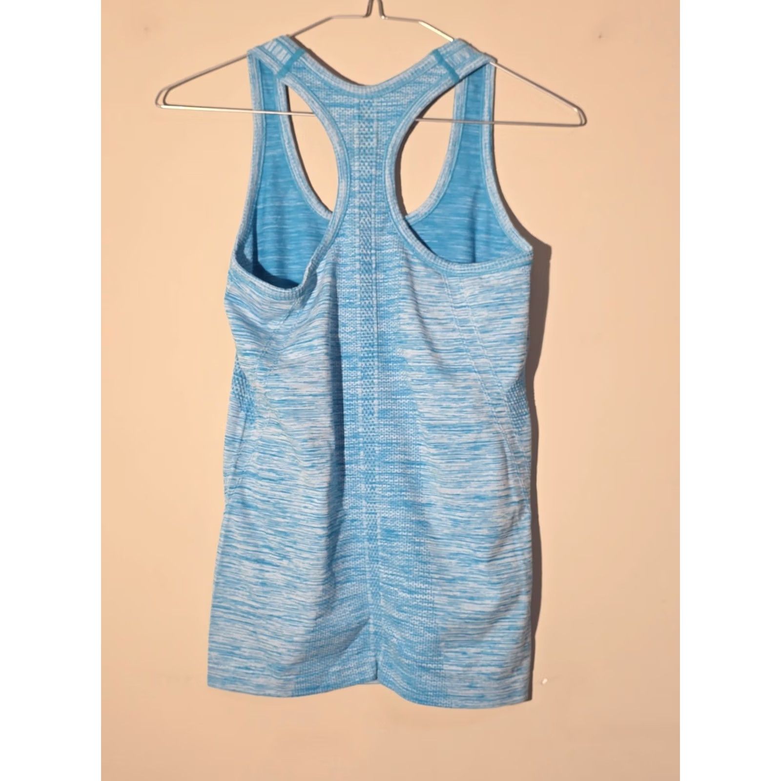 New Balance New Balance Tank Racerback Blue Turquoise S Small Women Halter Activewear Nylon Polyester Shirt? Size ONE SIZE - 2 Thumbnail