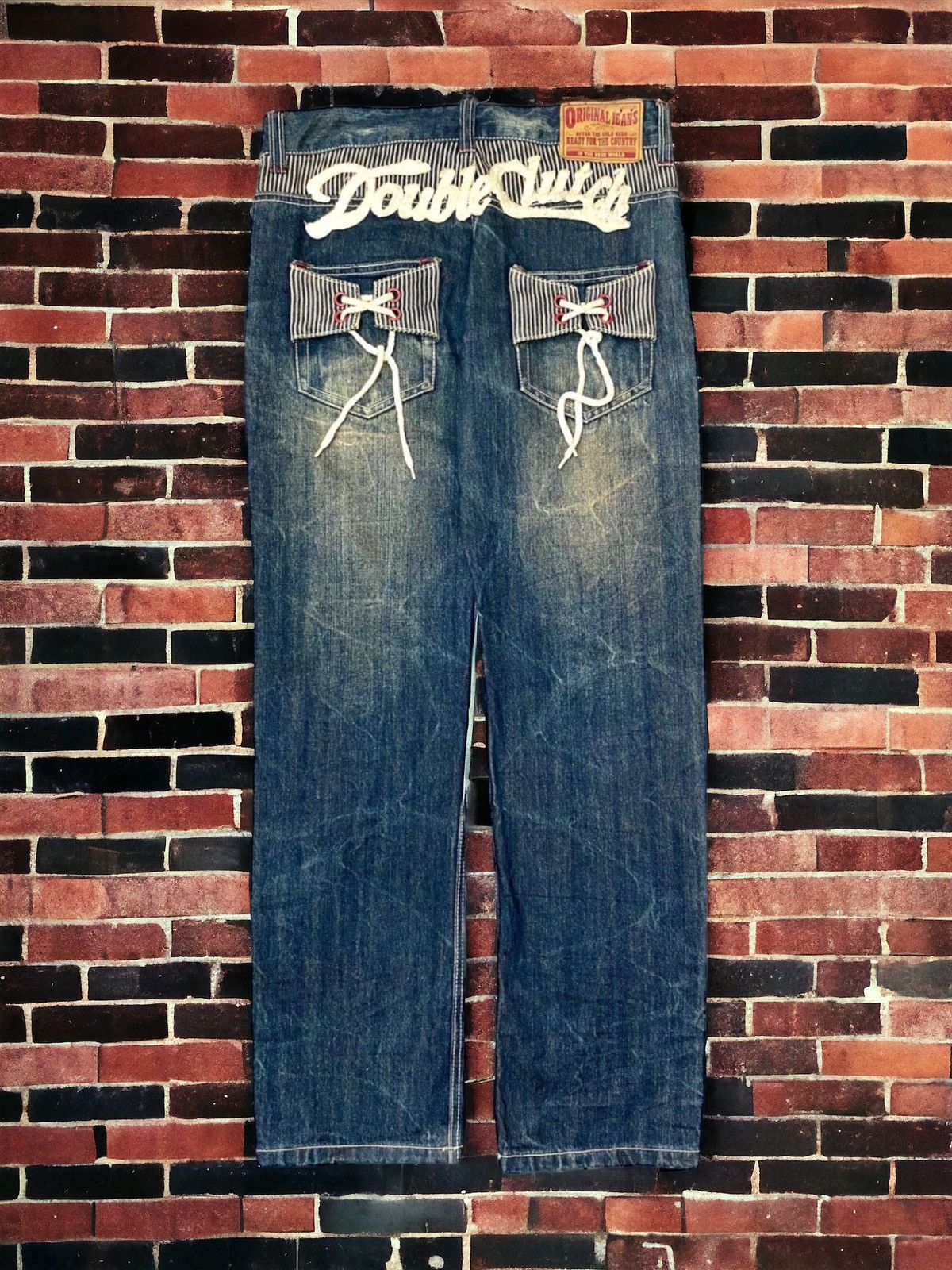 Double Clutch Japan Brand Washed Clawn Mark Shoes Pocket