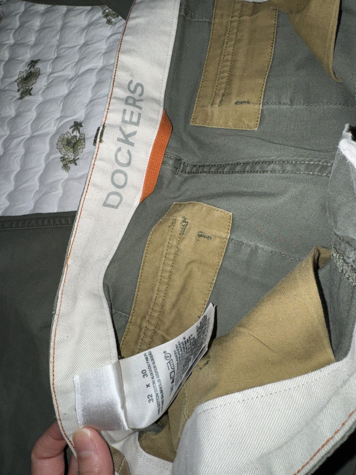 Dockers Dockers Green Cargo Pants Size US 30 / EU 46 - 4 Thumbnail