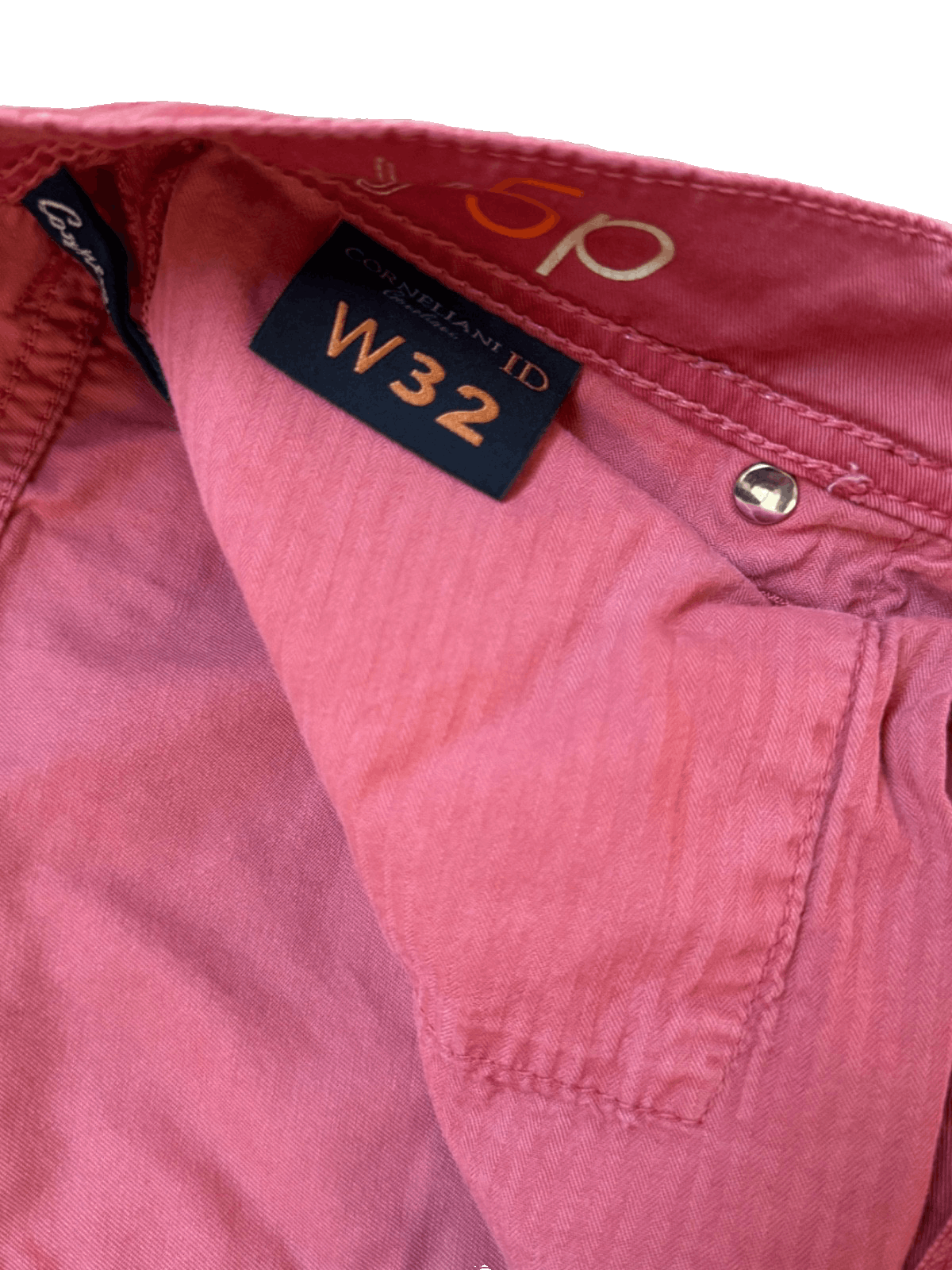 Corneliani Corneliani ID Pants Mens 30x32 Red Chino Flat Front Preppy Size US 30 / EU 46 - 4 Thumbnail