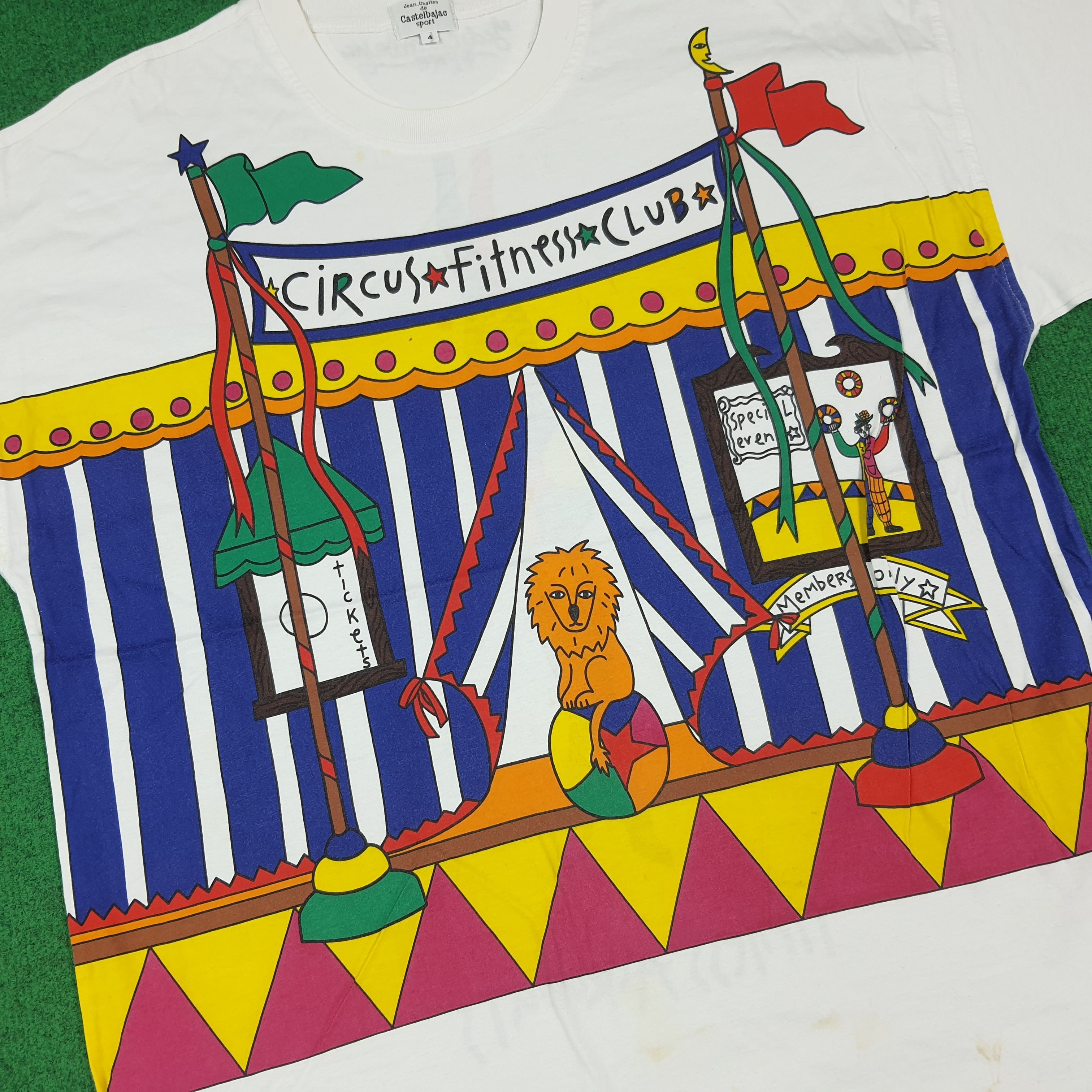 Jean Charles De Castelbajac Vintage 90s Castelbajac Sport Circus Tshirt C294N6 Size US L / EU 52-54 / 3 - 2 Thumbnail