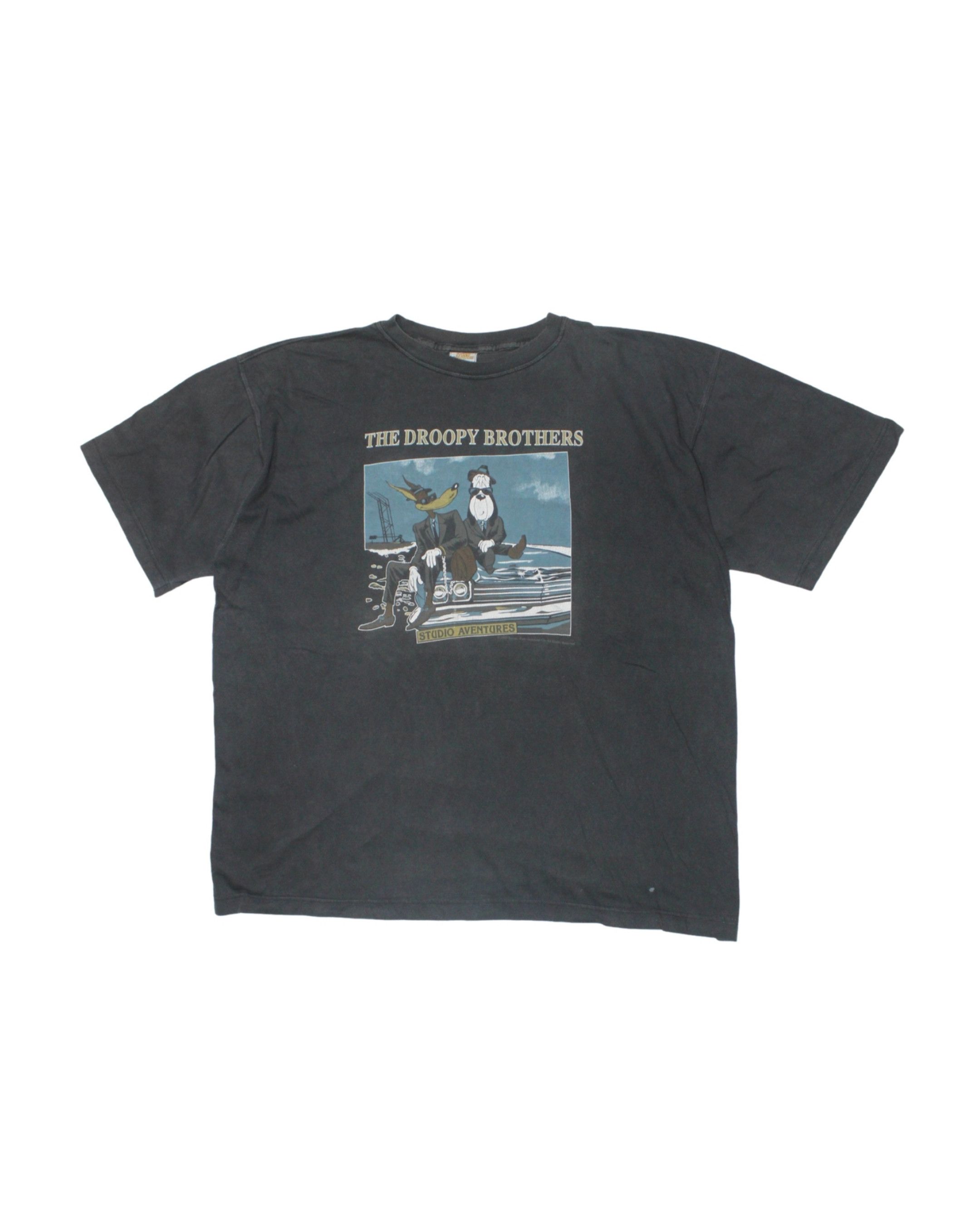 Vintage 1993 THE DROOPY BROTHERS “STUDIO ADVENTURES” TEE Size US XL / EU 56 / 4 - 1 Thumbnail