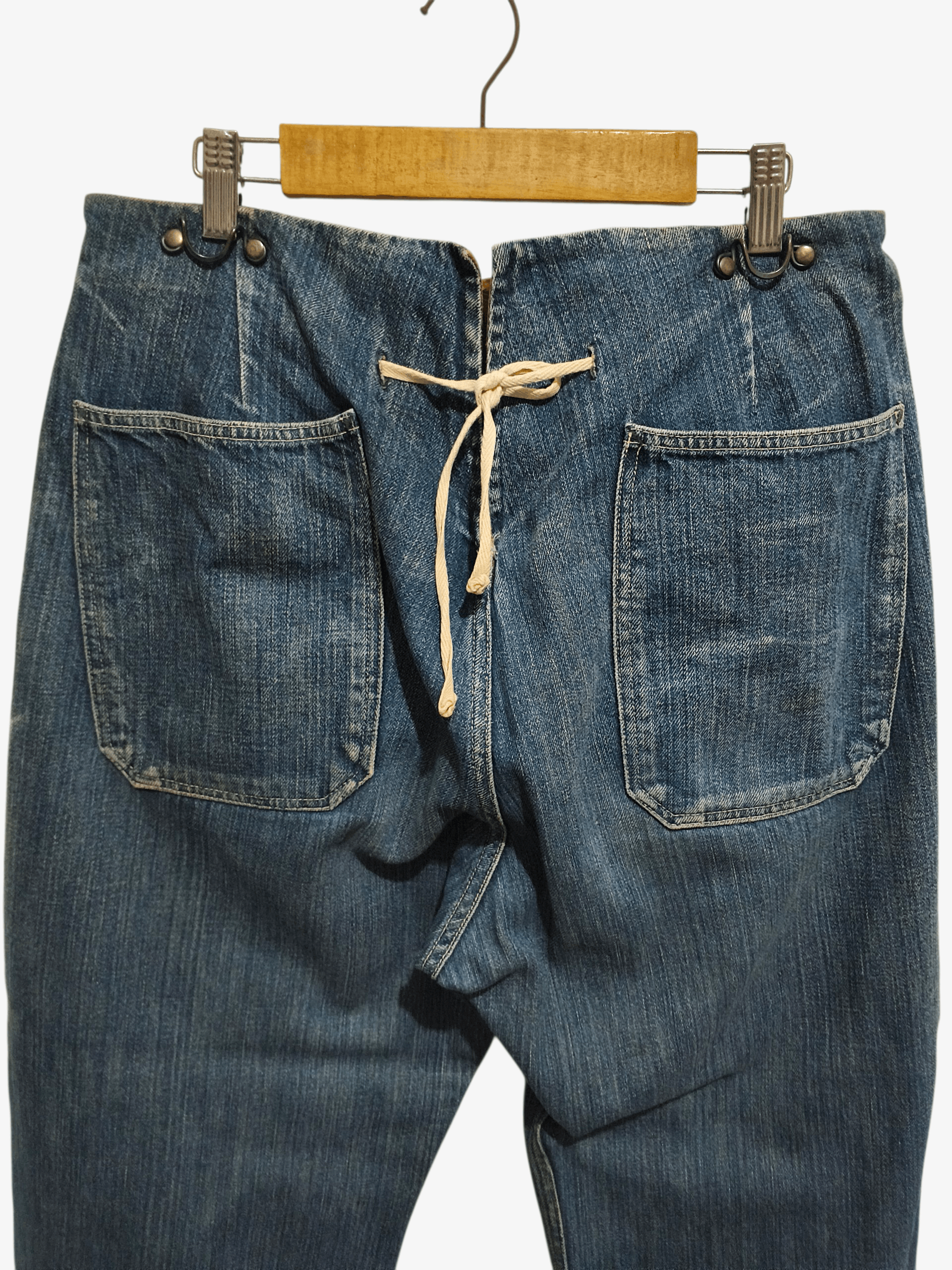 Kapital 🔥Vintage🔥 Early 00s Kapital Japan⁠ Indigo Wide Leg Denim Size US 34 / EU 50 - 6 Thumbnail