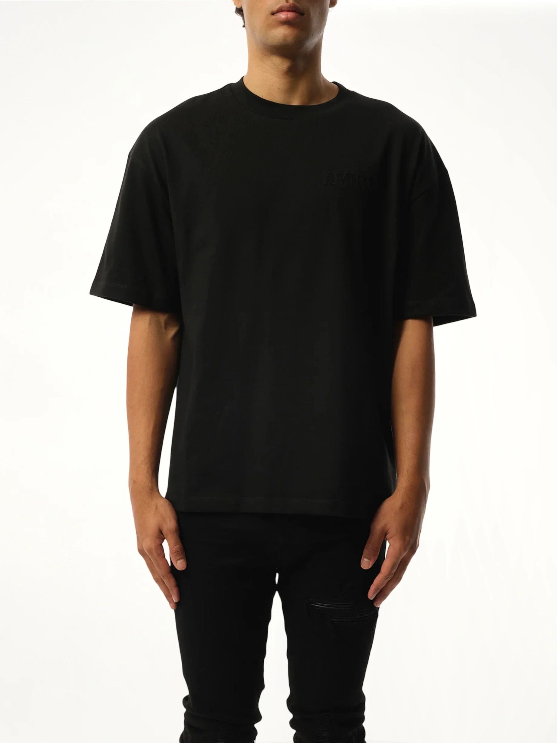 Amiri os11x0326 Oversized T-Shirt in Black Size US M / EU 48-50 / 2 - 6 Thumbnail