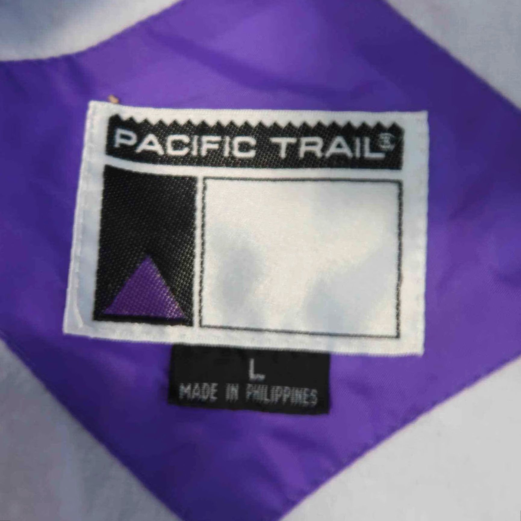 Vintage VINTAGE 90s Pacific Trail Windbreaker Jacket Nylon Purple L Mens Size L / US 10 / IT 46 - 6 Thumbnail