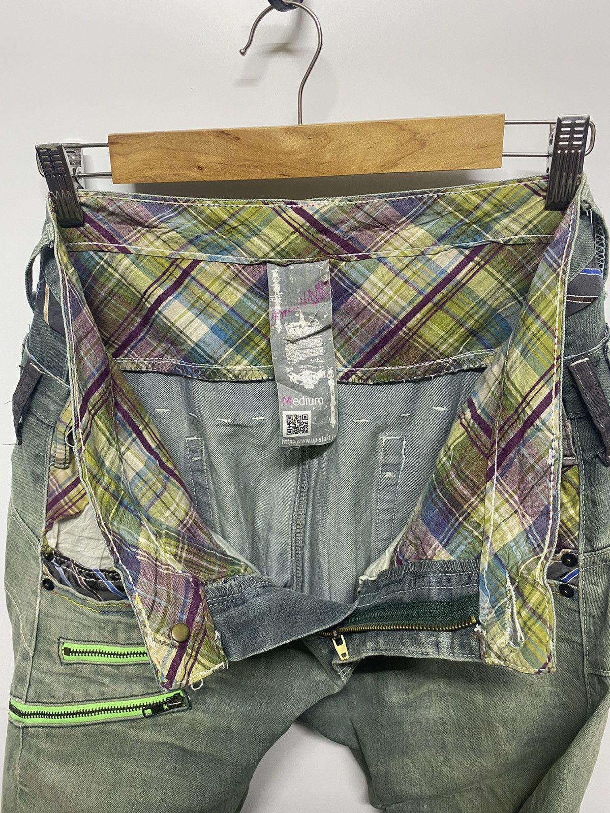 Hysteric Glamour × Japanese Brand BreathMin Double Waist Japanese Punk Pant Size US 32 / EU 48 - 15 Thumbnail