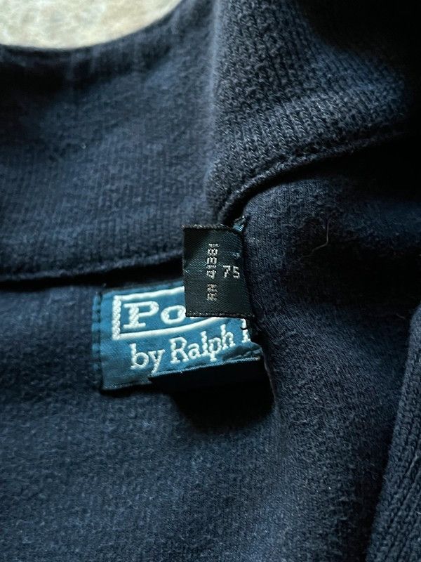 Polo Ralph Lauren Polo Ralph Lauren Sz XL 1/4 Zip Neck Sweatshirt Navy Size US XL / EU 56 / 4 - 7 Thumbnail