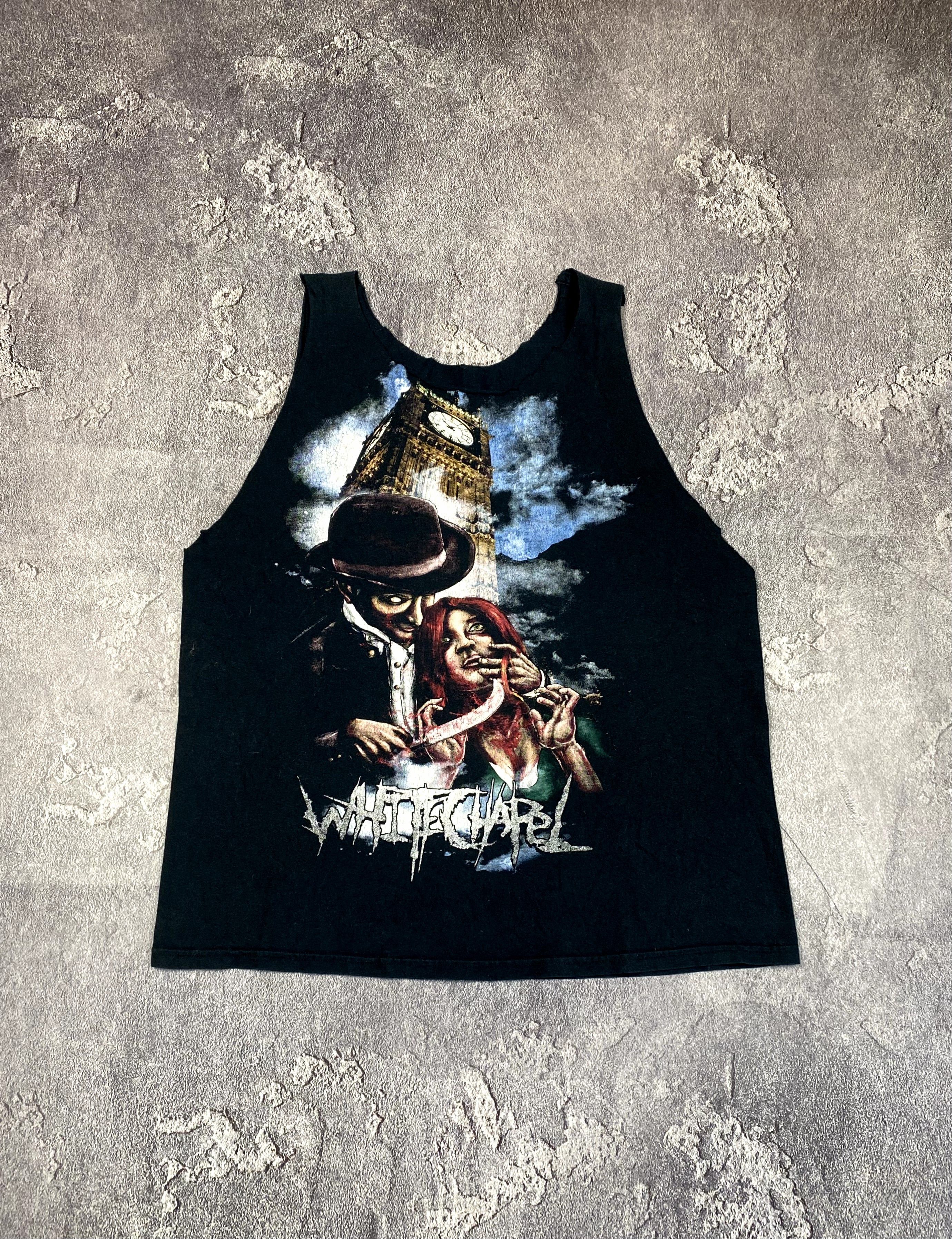20471120 × Band Tees × If Six Was Nine Whitechapel Sleeveless Shirt Gothic Deathcore Band Merch Size US XL / EU 56 / 4 - 1 Thumbnail