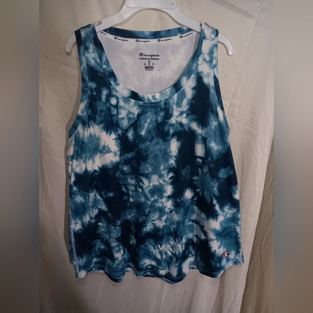 Champion Champion tye dye tank top w/ cutout in back, womens M, nwot Size M / US 6-8 / IT 42-44 - 1 Thumbnail