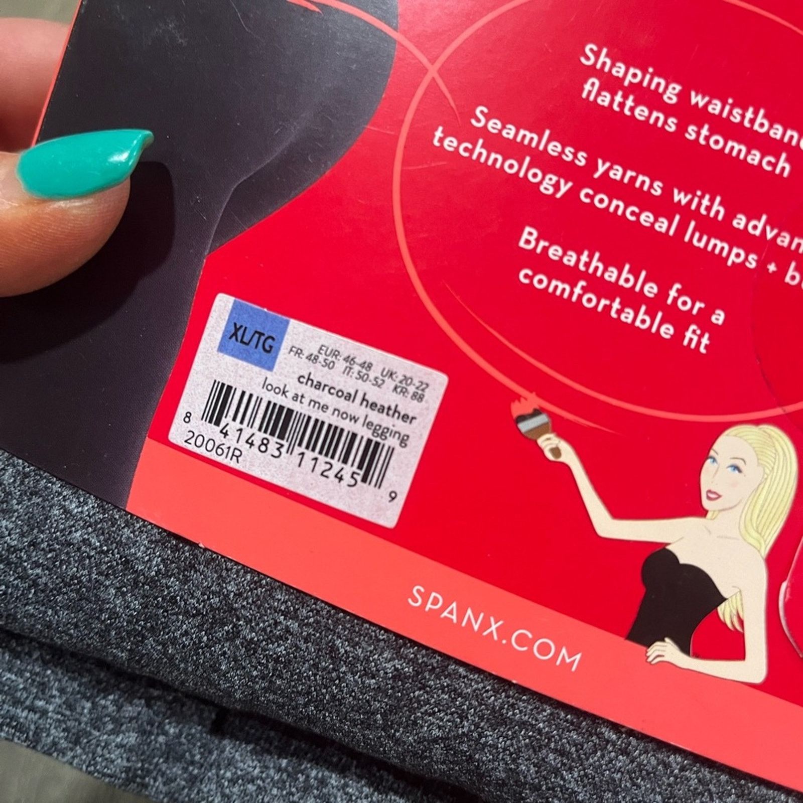 Spanx NWT Spanx Look At Me Now Legging Seamless Full Length Siz XL Size 34" / US 12 / IT 48 - 4 Thumbnail