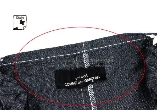 Comme des Garcons Comme Des Garcons Dark Retro Denim Jacket Size M / US 6-8 / IT 42-44 - 5 Thumbnail