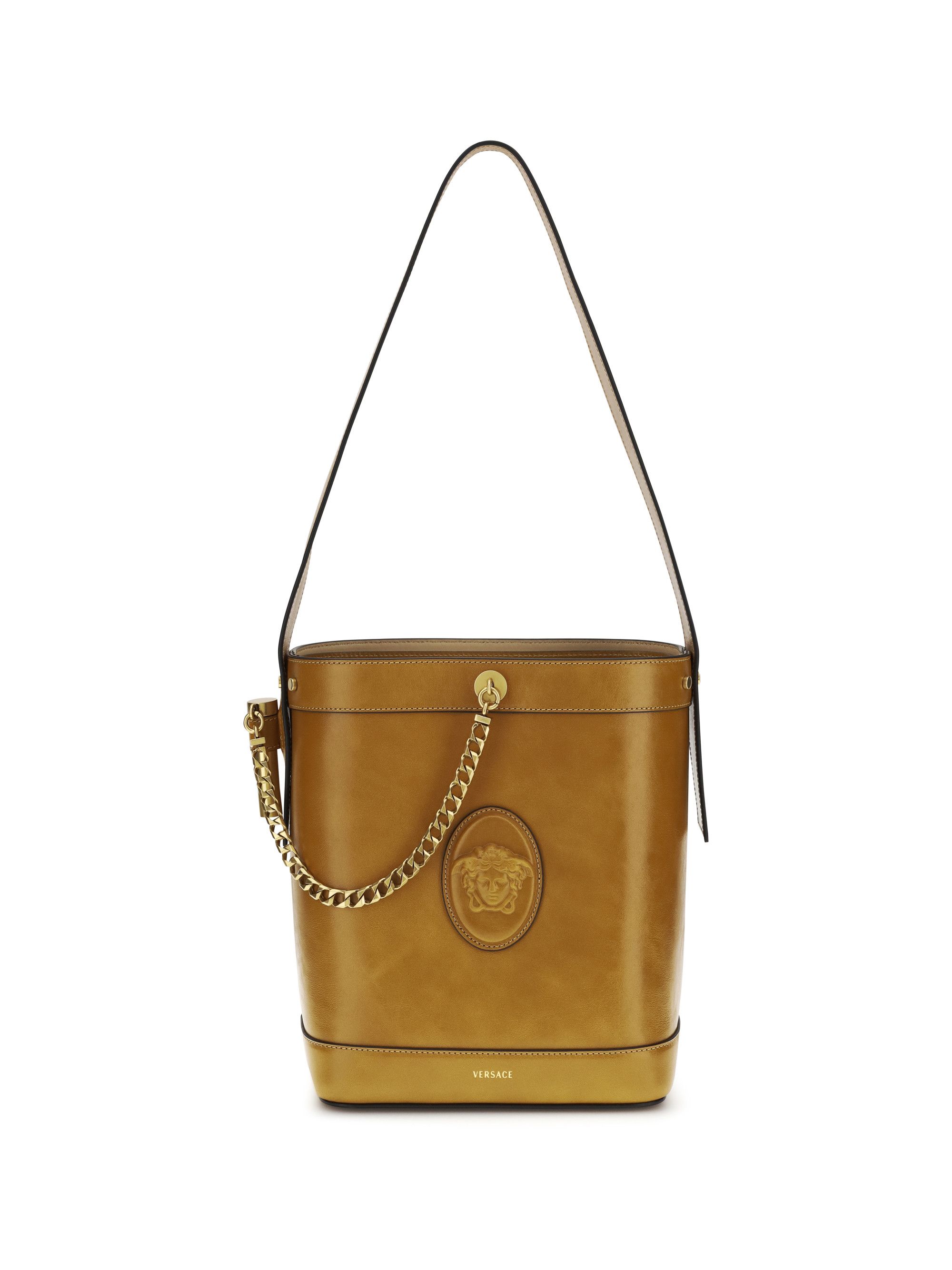Versace Small leather Pivot Bucket Bag Size ONE SIZE - 1 Thumbnail