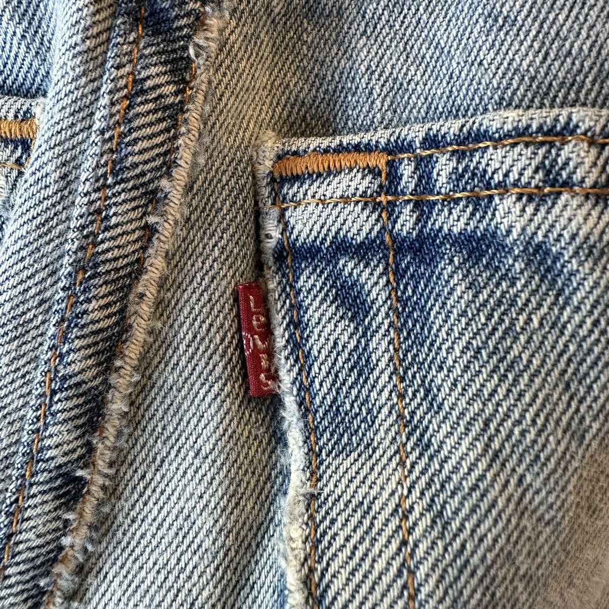 Levi's Vtg 90s Levis 501 Made in Usa Denim 29x35 D569 Size US 29 - 7 Thumbnail