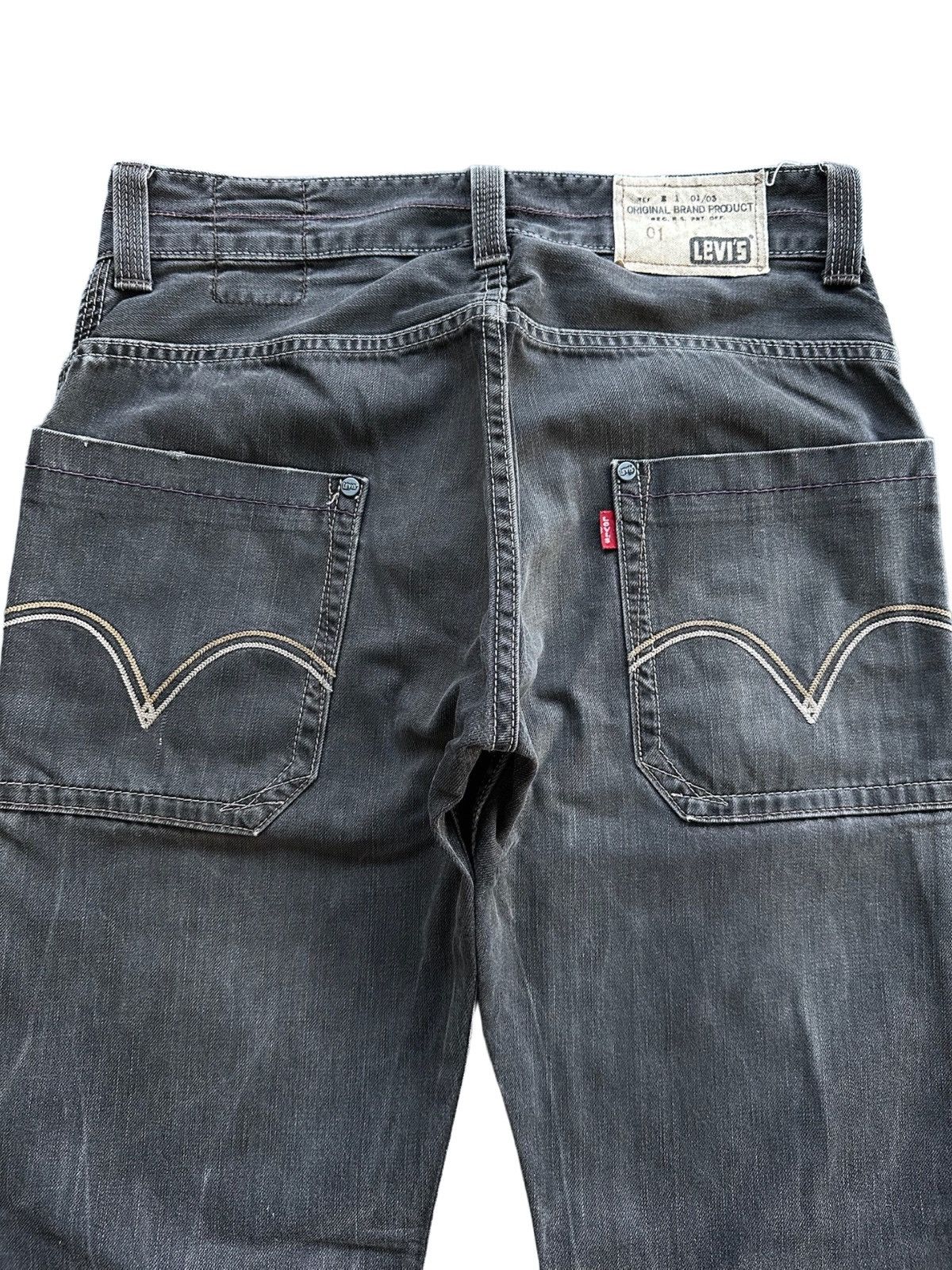 Levi's Levis Grey Denim Jeans Lot 331-1155 Size US 30 / EU 46 - 6 Thumbnail