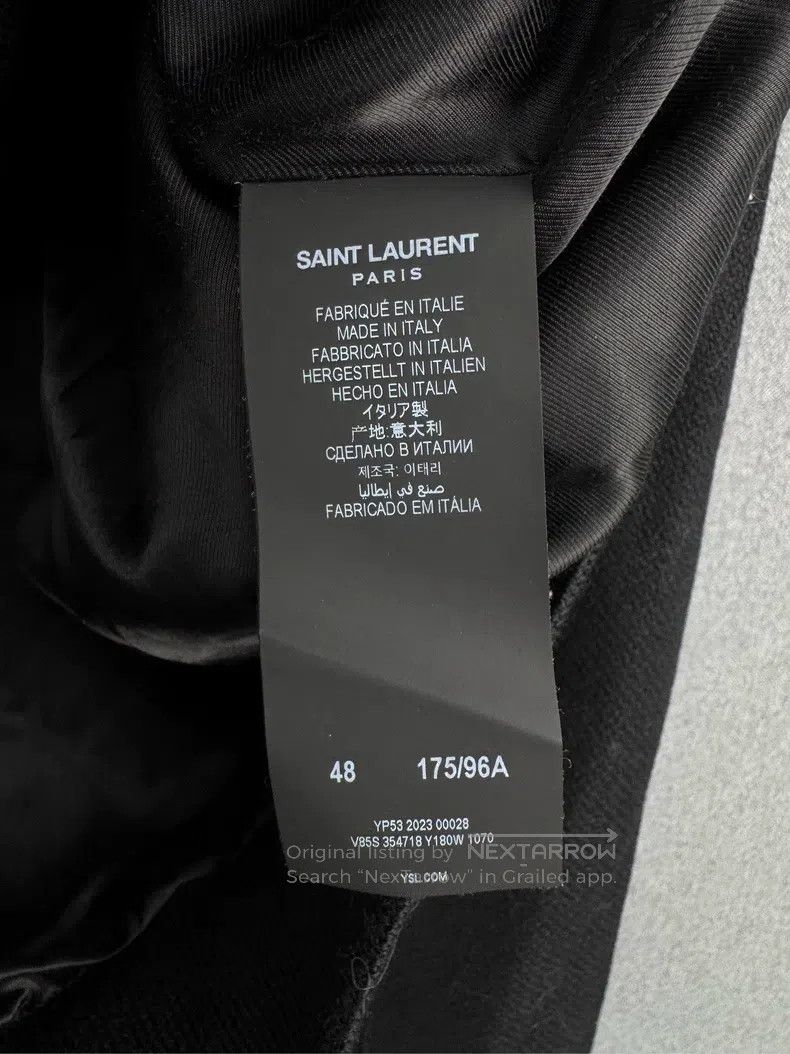 Saint Laurent Paris Saint Laurent Paris Black and White Baseball Jacket Size US M / EU 48-50 / 2 - 4 Thumbnail