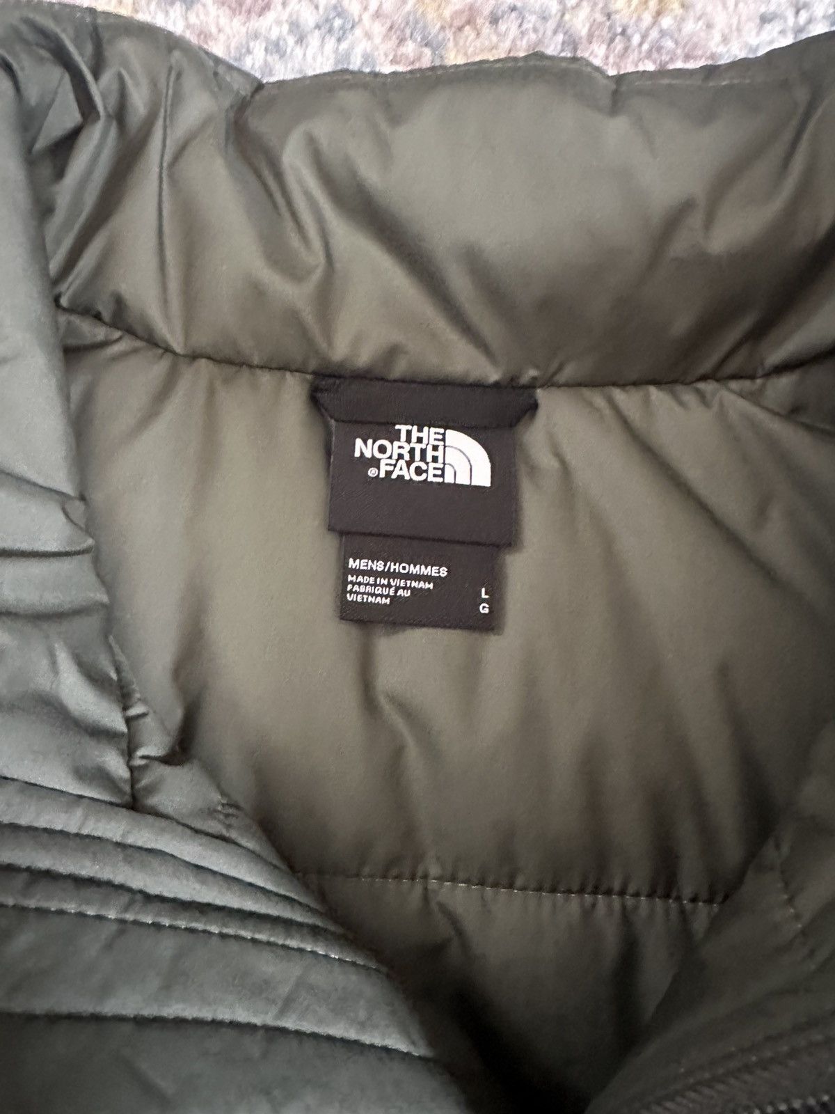 The North Face The North Face Olive Green Light Puffer Size L Size US L / EU 52-54 / 3 - 3 Thumbnail