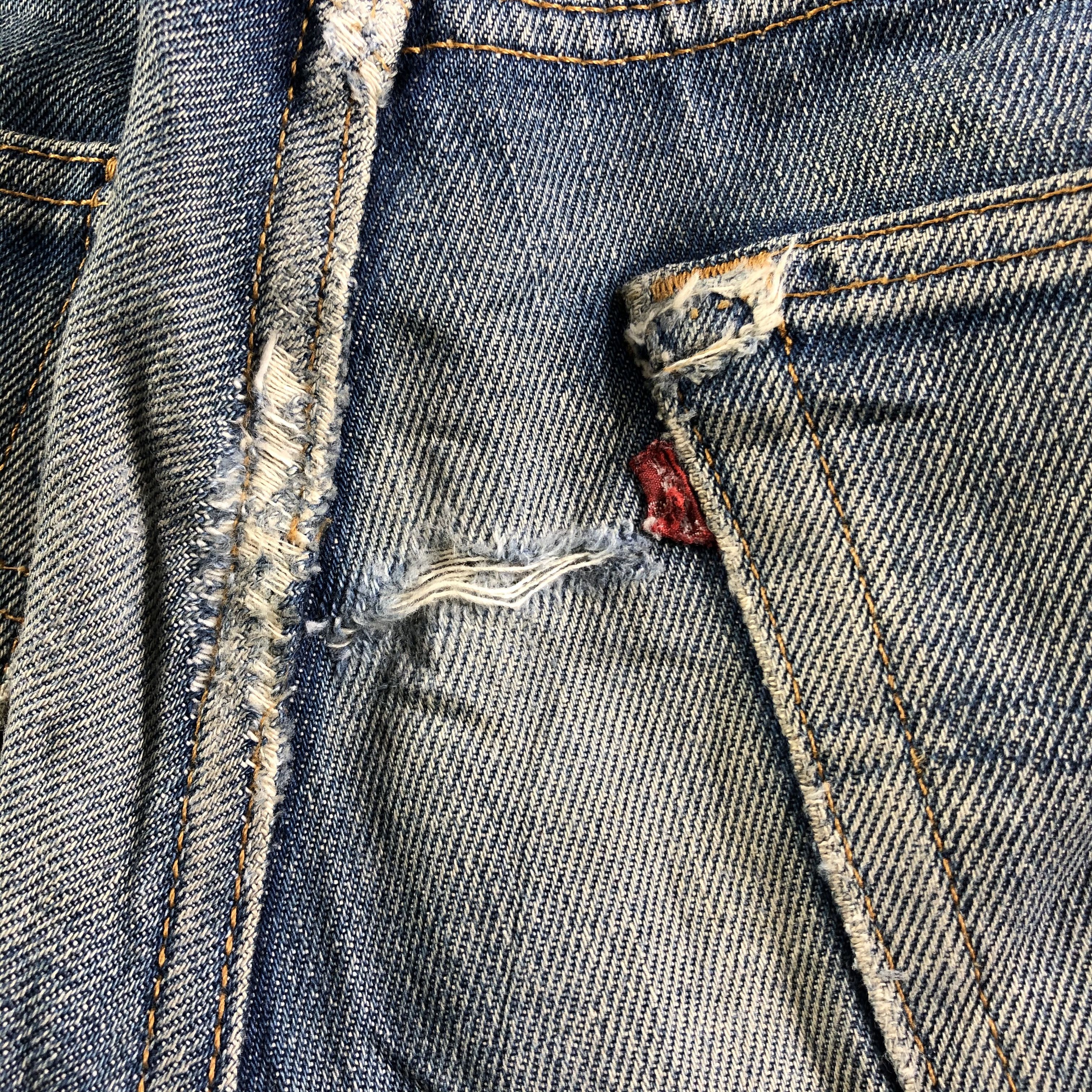 Levi's Vintage 90s Levis 501 Jeans Rusty Wash Denim KJ3013 Size US 28 / EU 44 - 8 Thumbnail