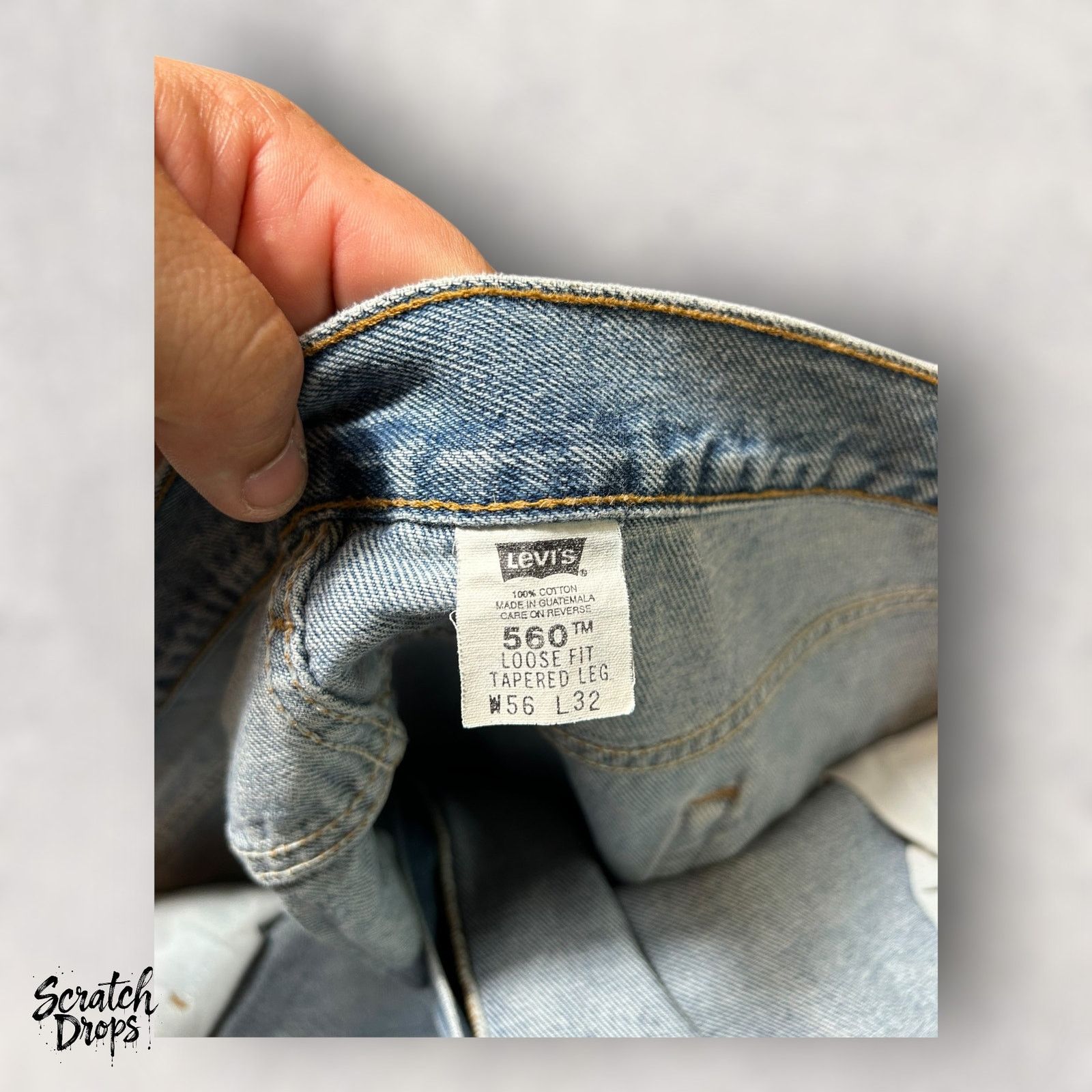 Levi's Levi's Men's 560 Loose Fit Tapered Leg Jeans W56 L32 Classic Size US 40 / EU 56 - 7 Thumbnail