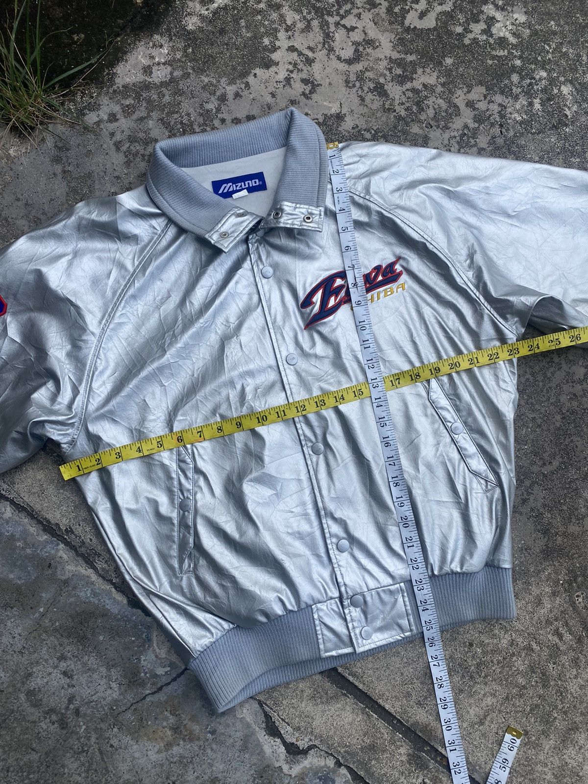 MLB × Mizuno × Vintage Vintage 90s Mizuno Bomber Varsity Jacket Size US L / EU 52-54 / 3 - 11 Thumbnail