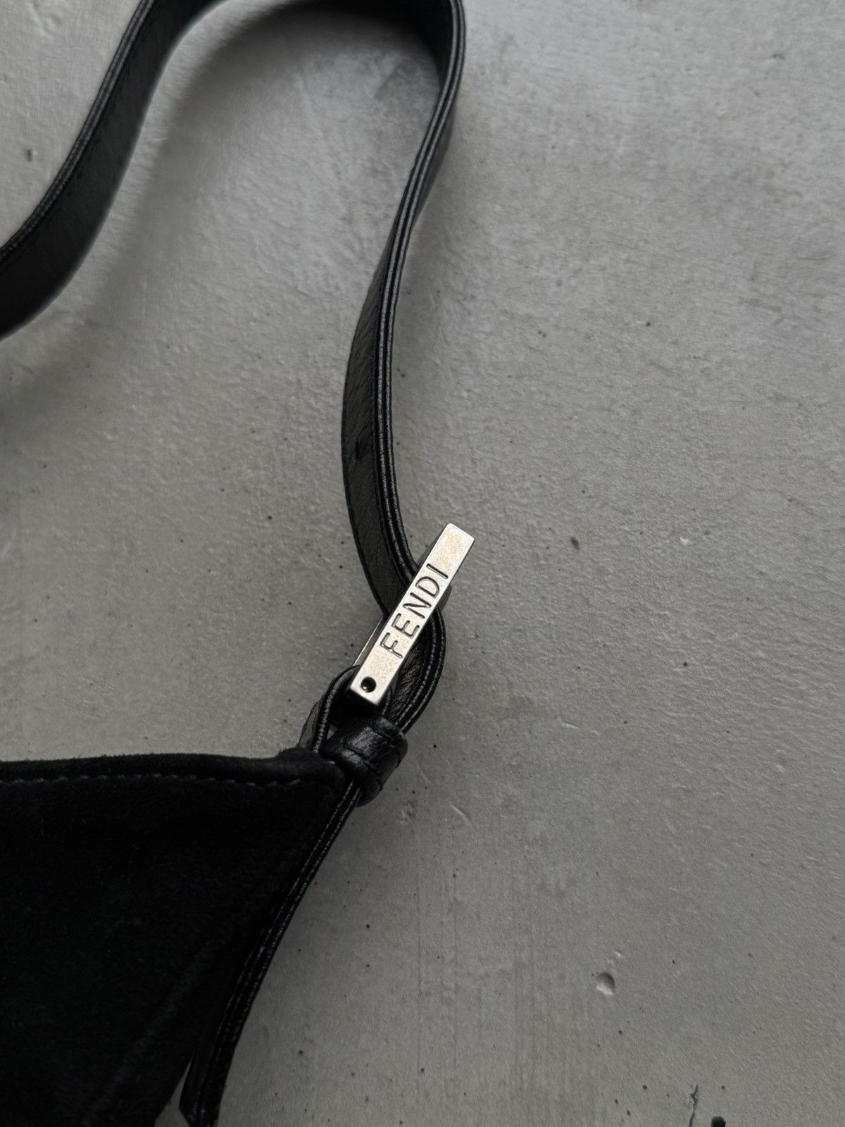Fendi Fendi FF Buckle Suede Handbag Size ONE SIZE - 12 Thumbnail