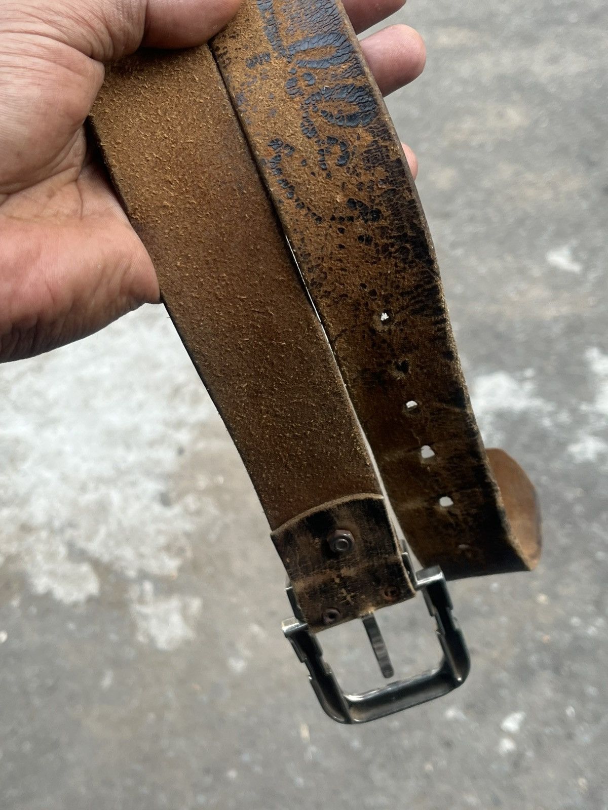 Oakley Oakley brown faded belt Size 36 - 8 Thumbnail