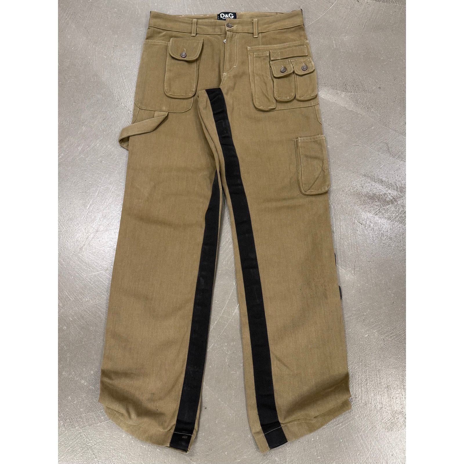 Dolce & Gabbana 2003 Dolce & Gabbana bondage paracadute cargo pants Size US 34 / EU 50 - 2 Thumbnail