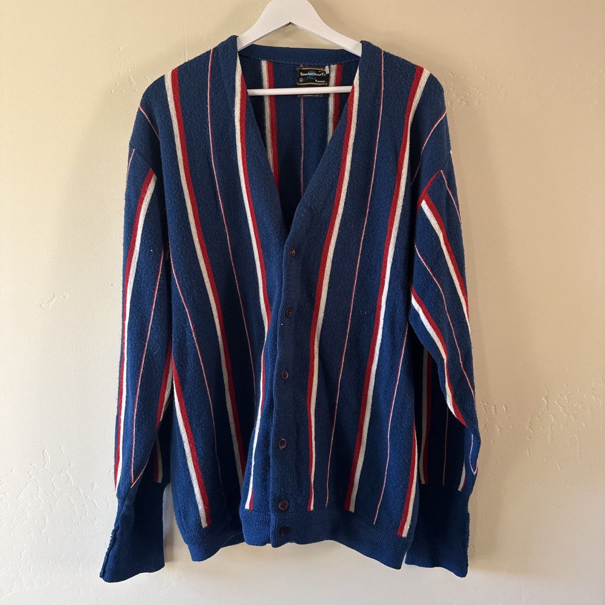 Towncraft Towncraft Striped Cardigan Size US L / EU 52-54 / 3 - 1 Thumbnail