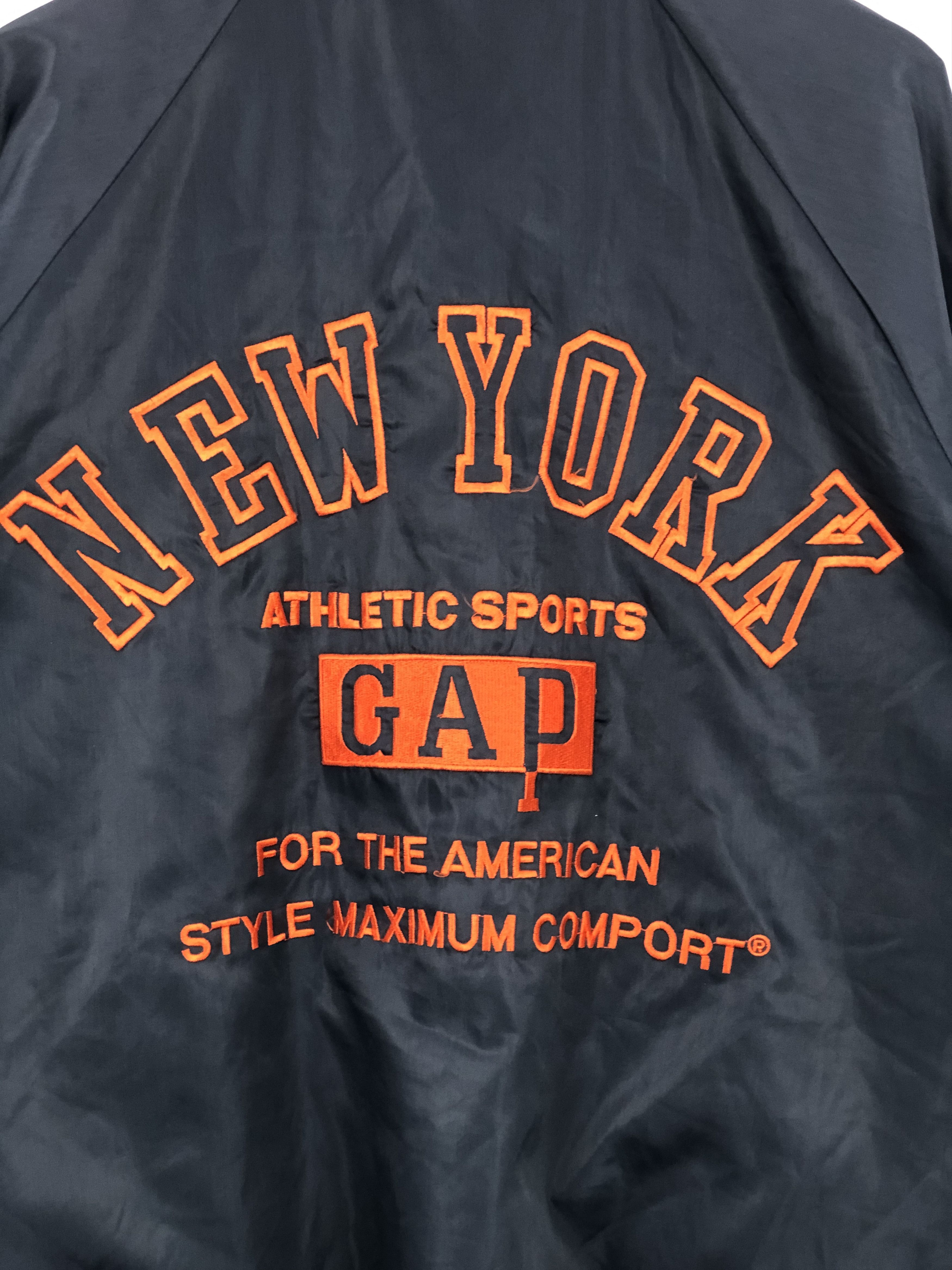 Gap Vintage Gap Embroidered Big Logo Button Up Light Jacket Size US XL / EU 56 / 4 - 7 Thumbnail