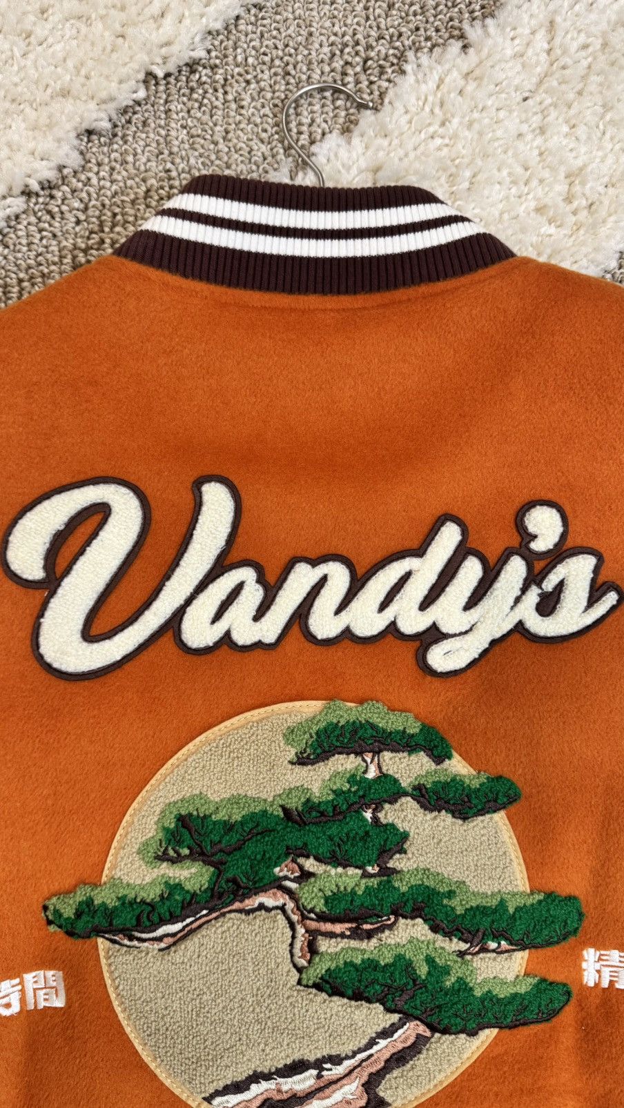 Vandy The Pink Bonsai Orange Varsity Jacket Size US XL / EU 56 / 4 - 15 Thumbnail