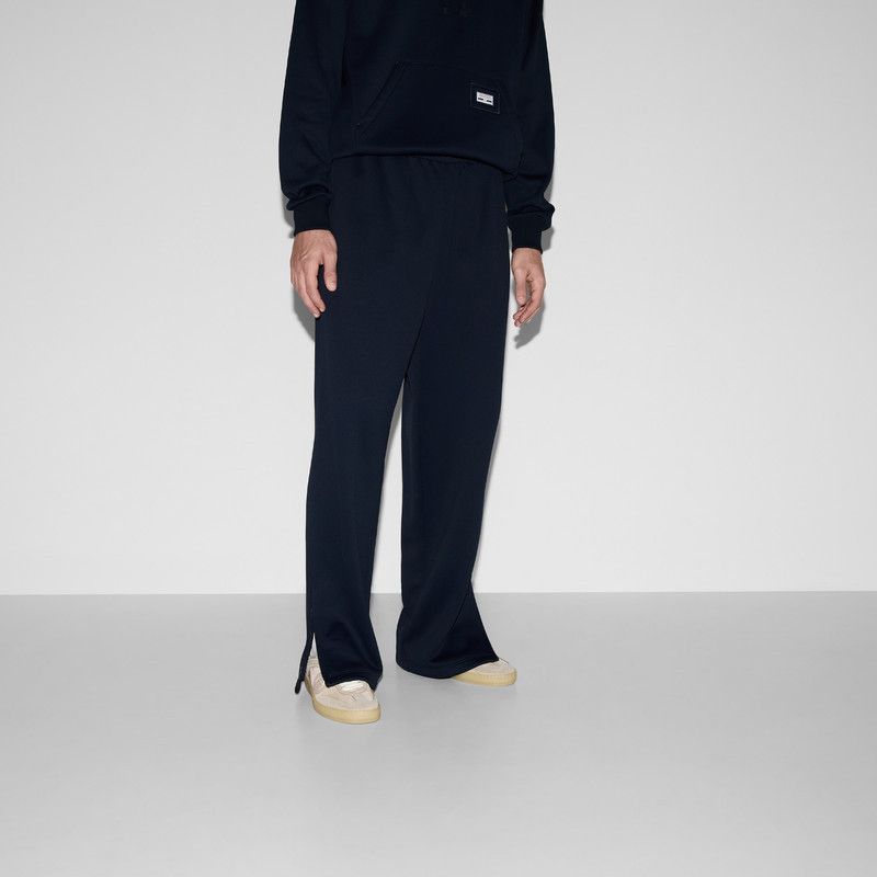 Gucci o1s1wg110226 Wide Leg Nylon Jersey Pants in Navy Size US 38 / EU 54 - 3 Thumbnail