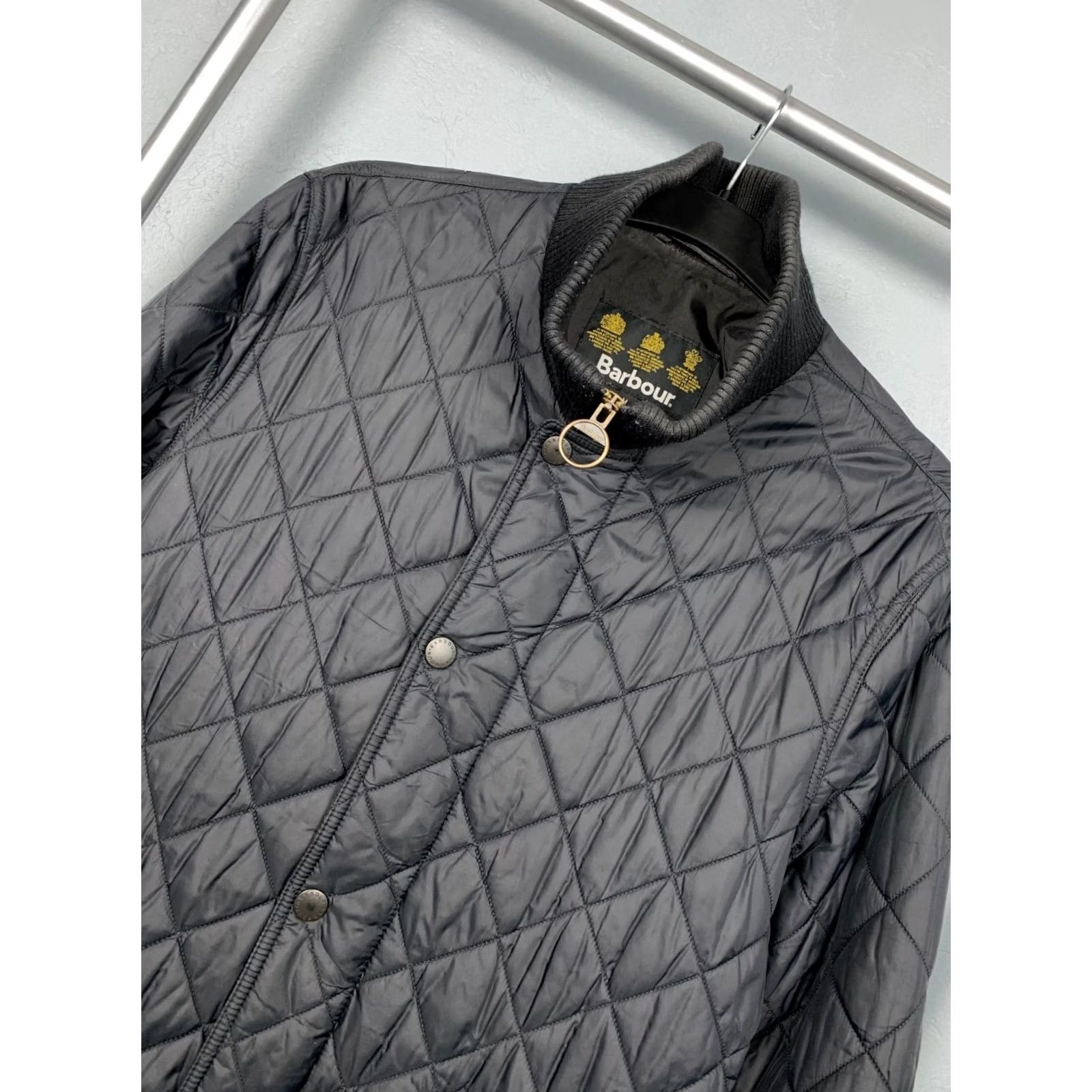 Barbour Barbour Chelsea Vintage Mens Rib Neck Quilted Jacket M Black Quilted Barbour Chelsea Vintage Mens Rib Neck Quilted Jacket M Black Size US M / EU 48-50 / 2 - 2 Thumbnail
